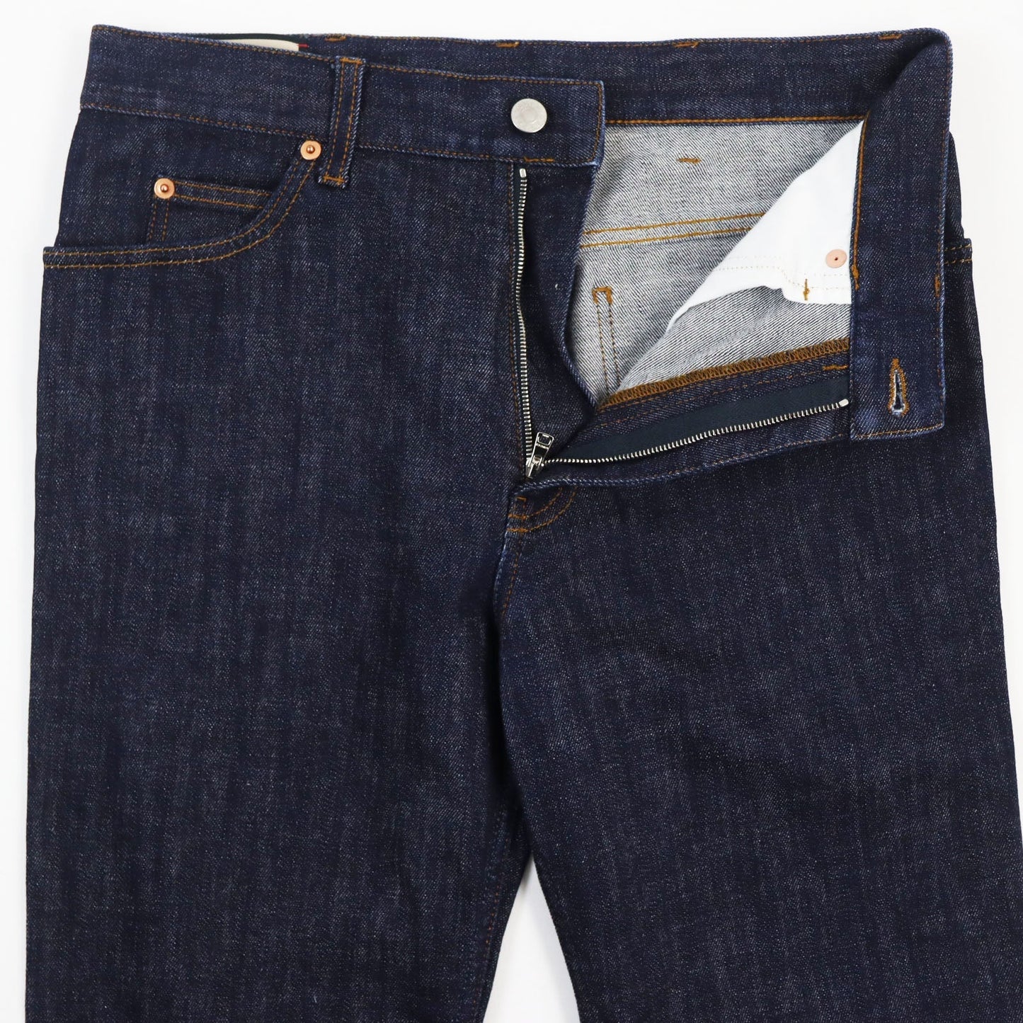 Luxury Gucci Trending 2025 Denim Pants Indigo Blue 32