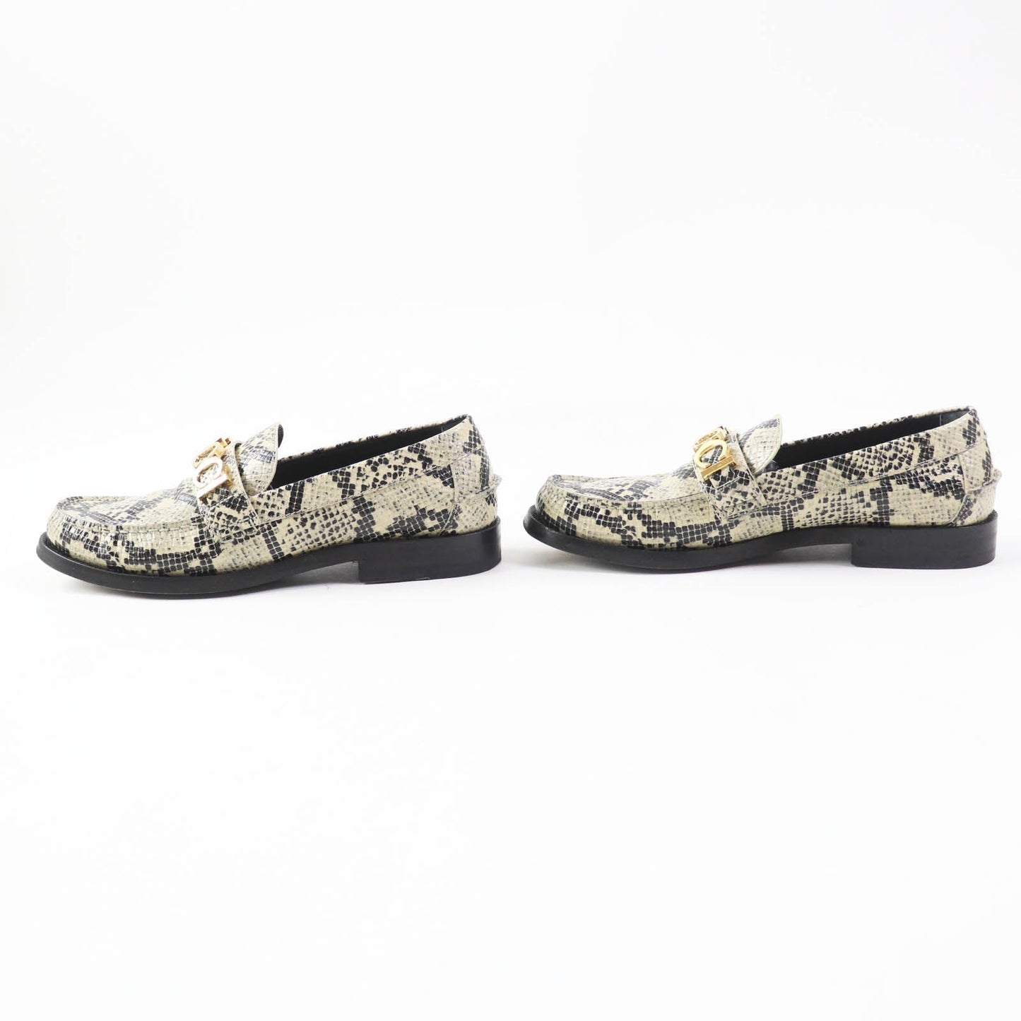 Luxury Gucci Trending 2025 Embossed Leather Loafers Women