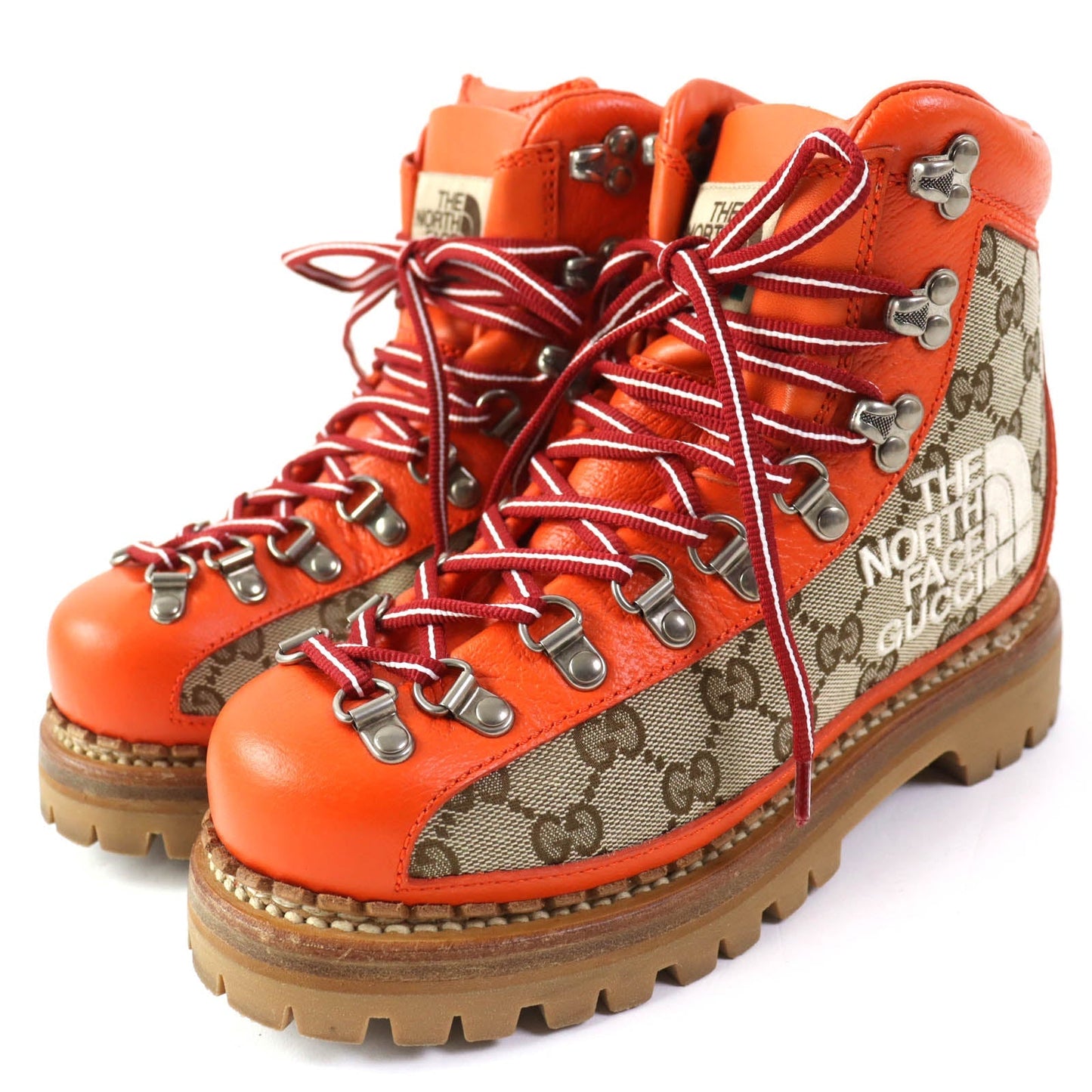 Luxury Gucci Trending 2025 The North Face Leather Canvas Boots 36