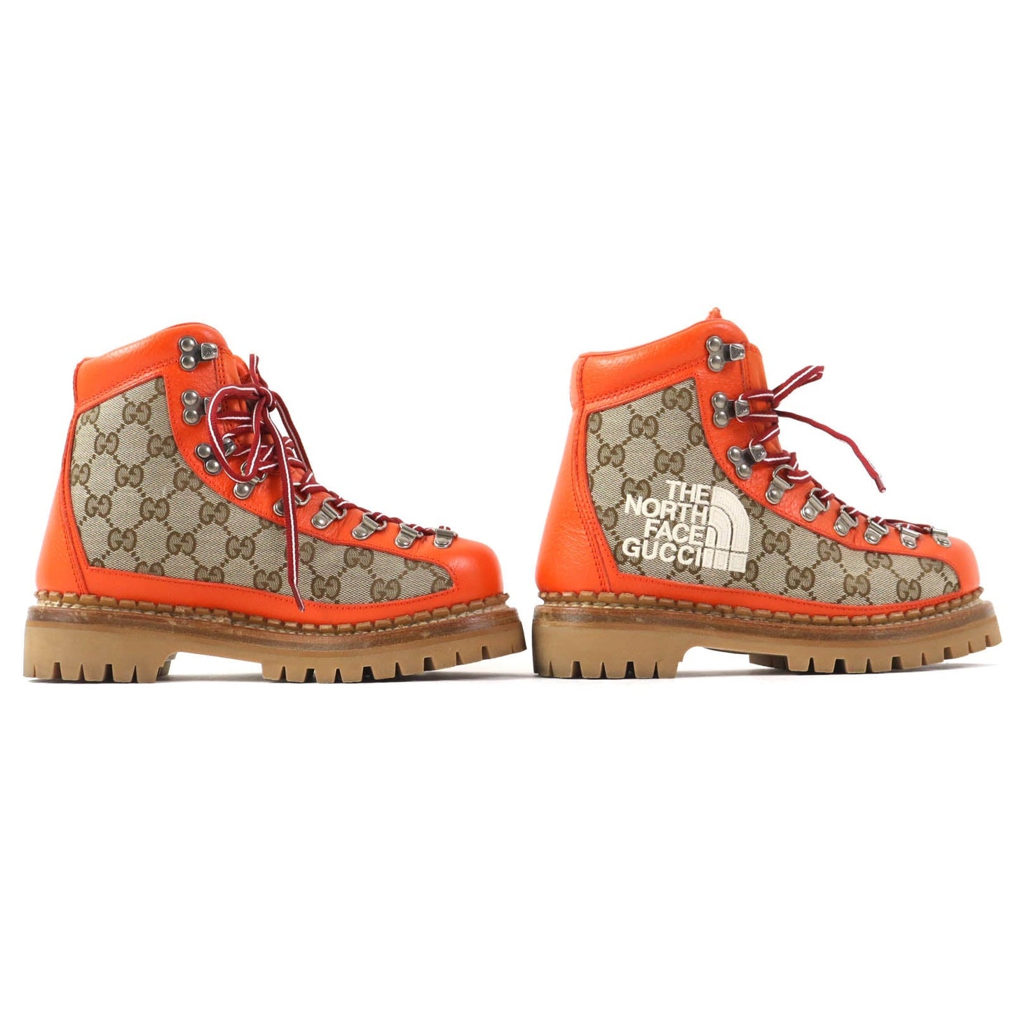 Luxury Gucci Trending 2025 The North Face Leather Canvas Boots 36