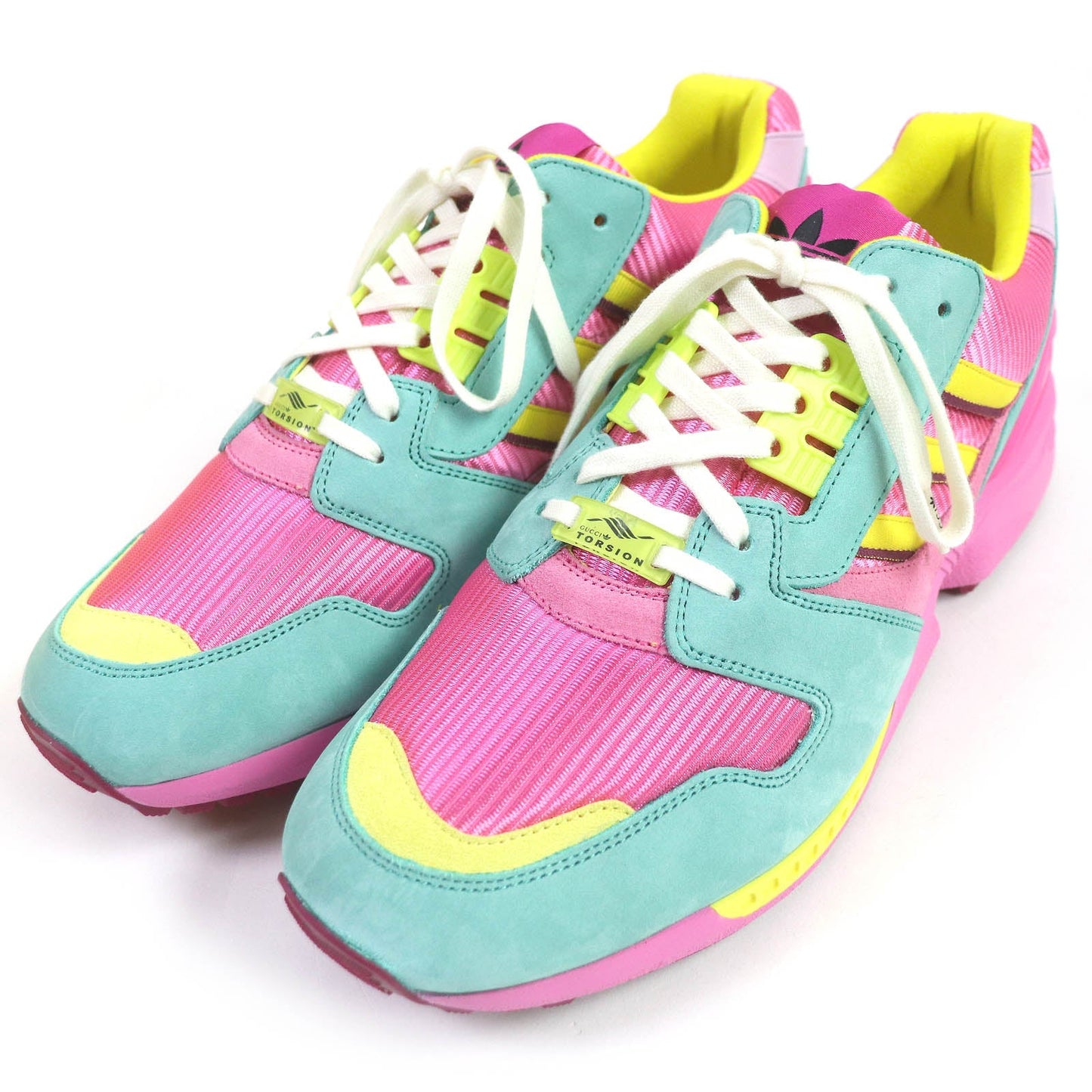 Adidas Luxury Gucci Trending 2025 ZX8000 Torsion Sneakers Pink