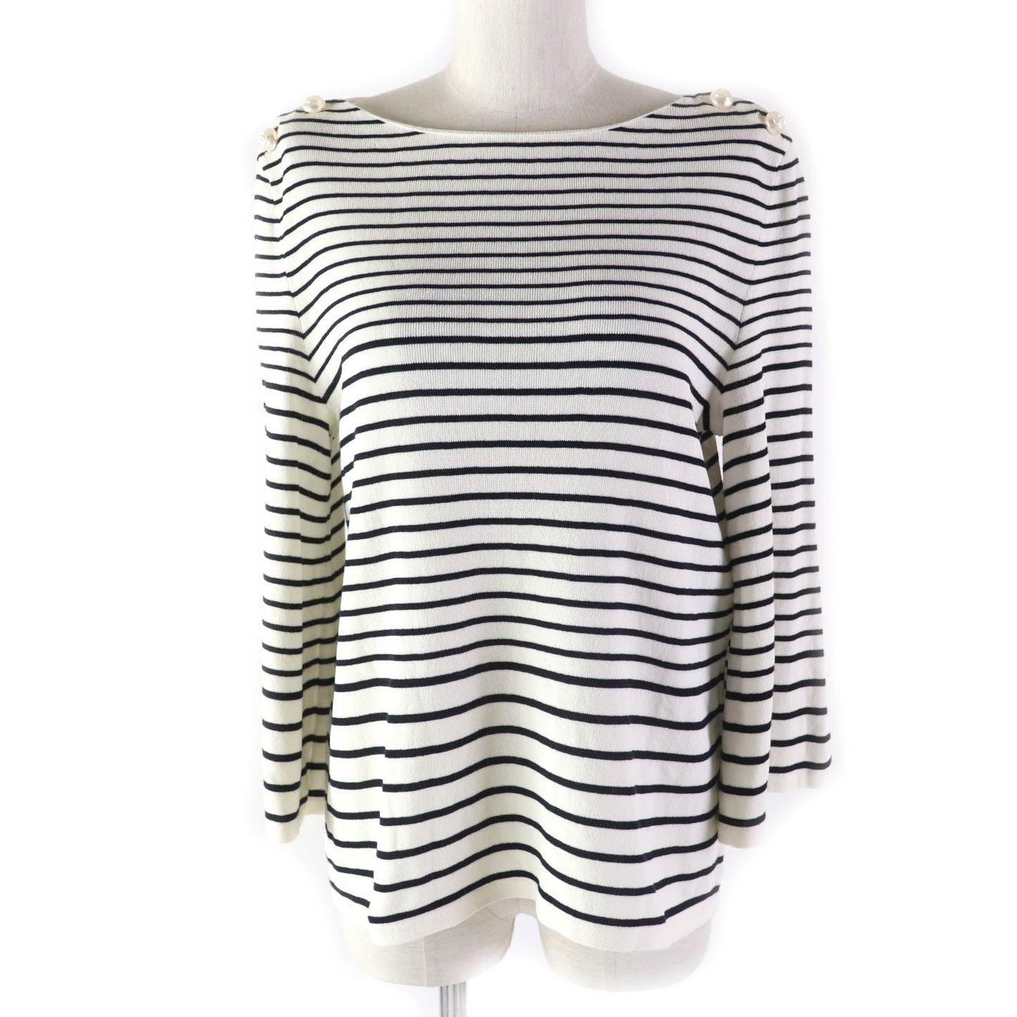 Chanel Cotton COCO Button Knit Top