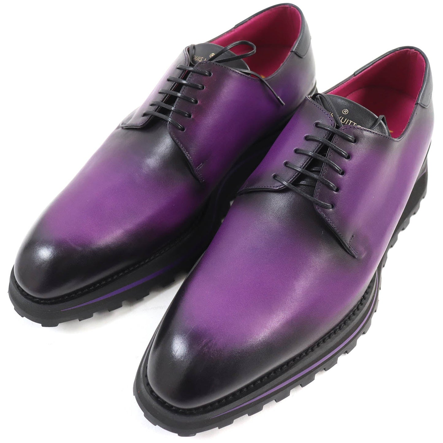 LOUIS VUITTON Leather shoes leather Purple type Gradient Kongur Line 6