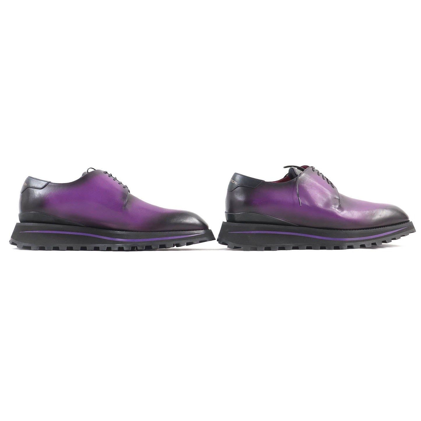 LOUIS VUITTON Leather shoes leather Purple type Gradient Kongur Line 6