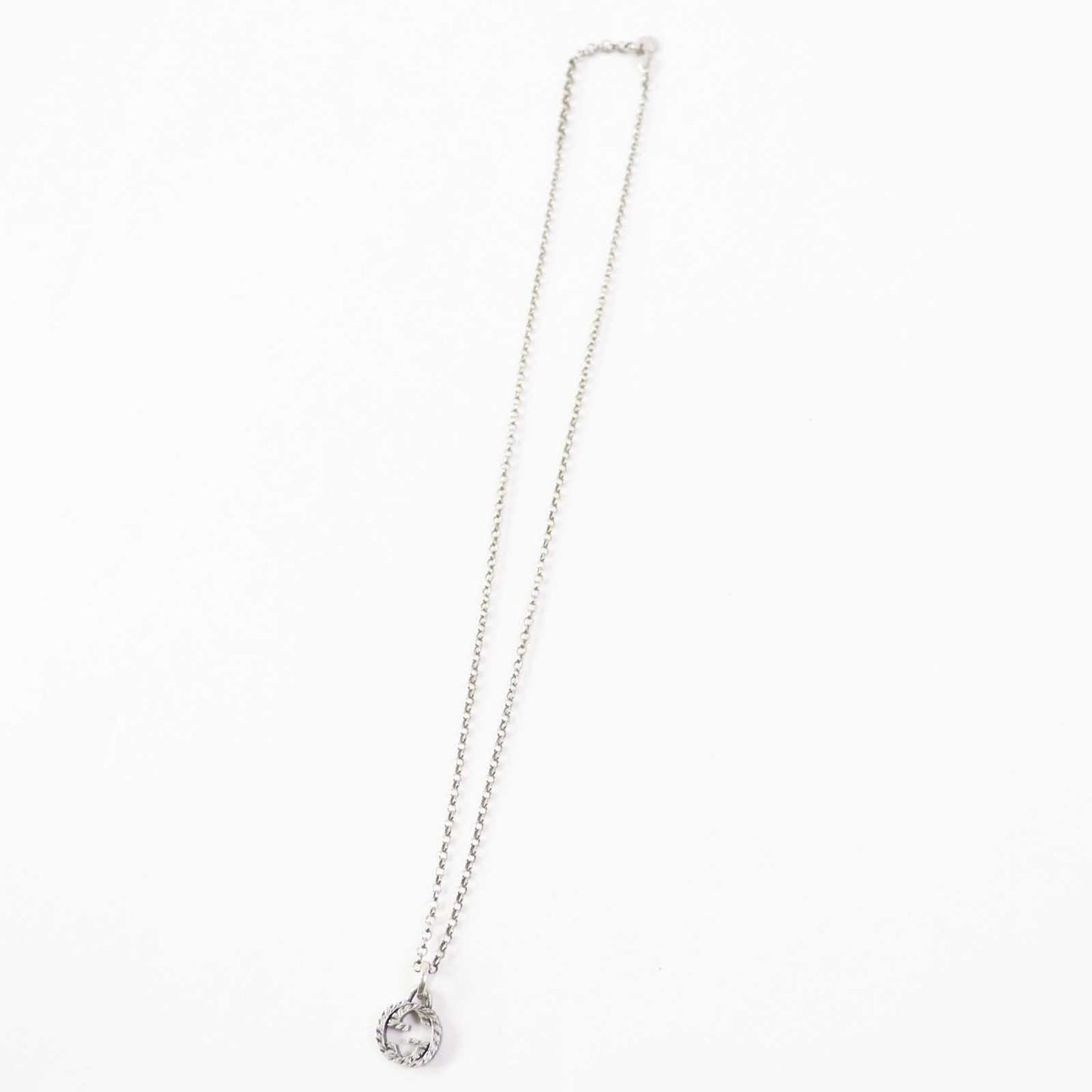 Luxury Gucci Trending 2025 Arabesque Interlocking G Necklace Silver