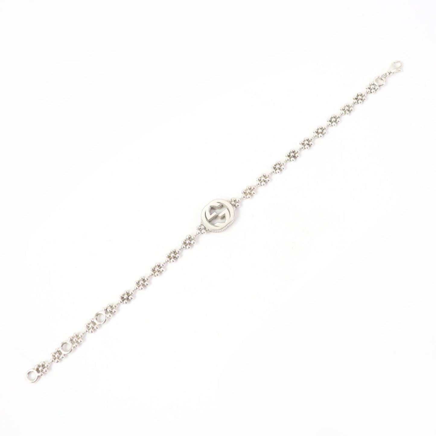 Luxury Gucci Trending 2025 Silver Flower Motif Bracelet AG925