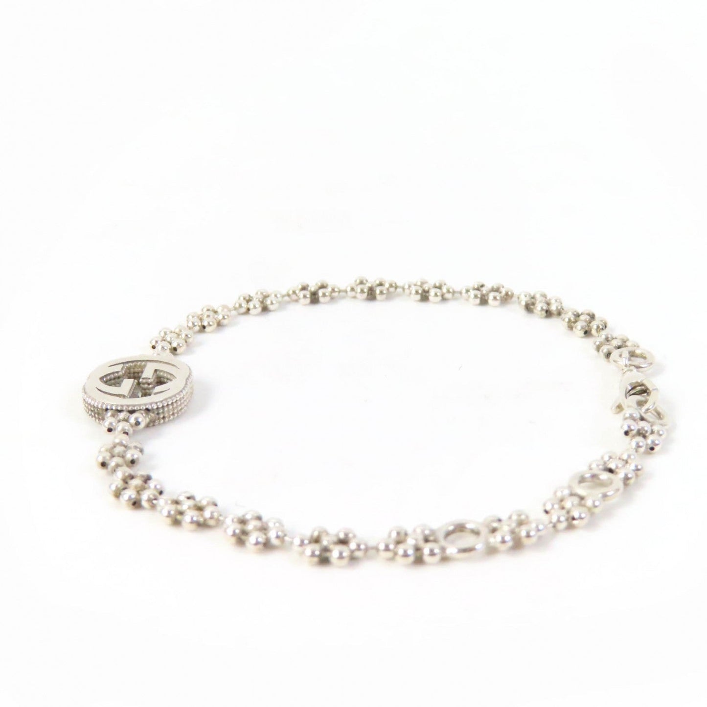 Luxury Gucci Trending 2025 Silver Flower Motif Bracelet AG925