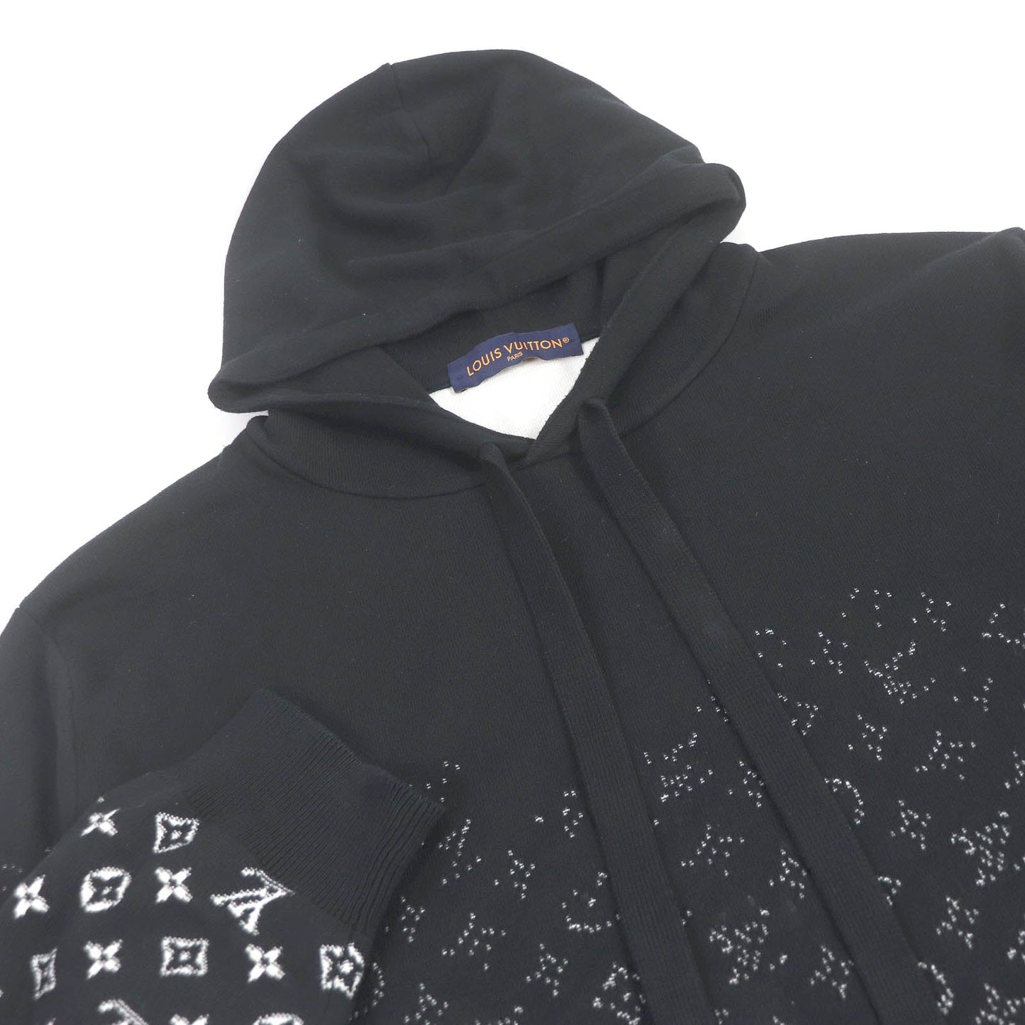 LOUIS VUITTON Hoodie cotton black 4L