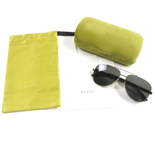 Luxury Gucci Trending 2025 GG0528S Green Aviator Sunglasses