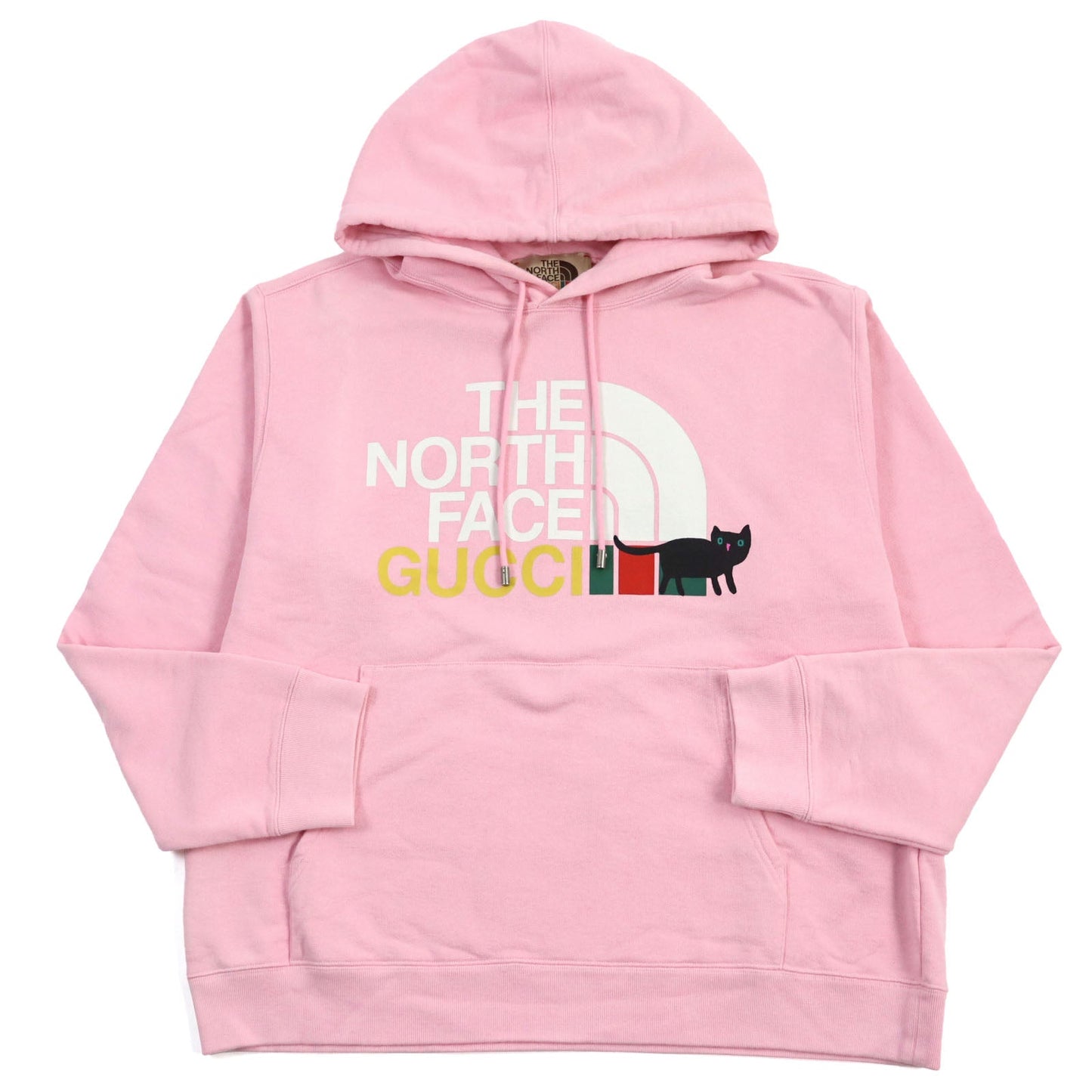 Luxury Gucci Trending 2025 The North Face Logo Print Pullover Pink M