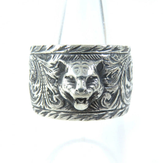Luxury Gucci Trending 2025 Silver Cat Head Ring 433571