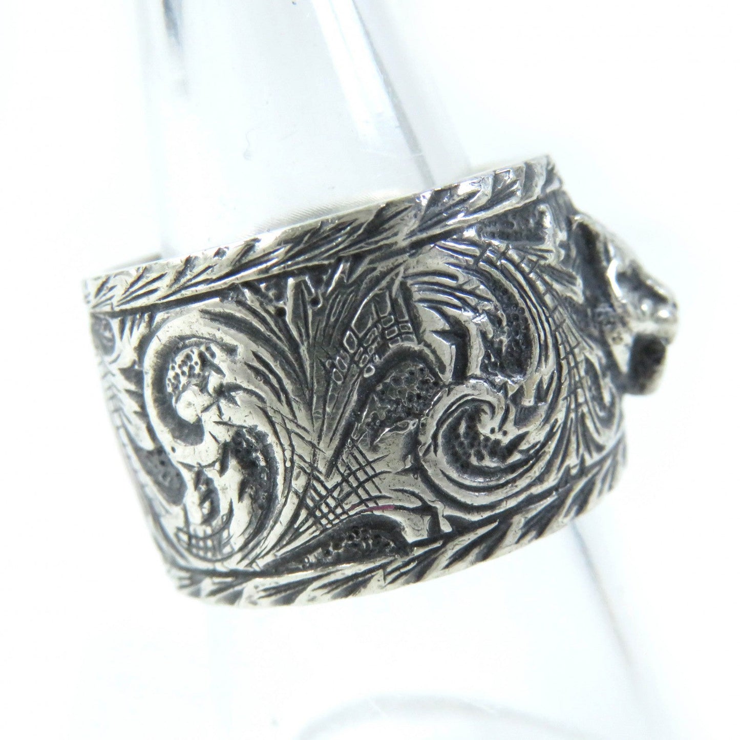 Luxury Gucci Trending 2025 Silver Cat Head Ring 433571