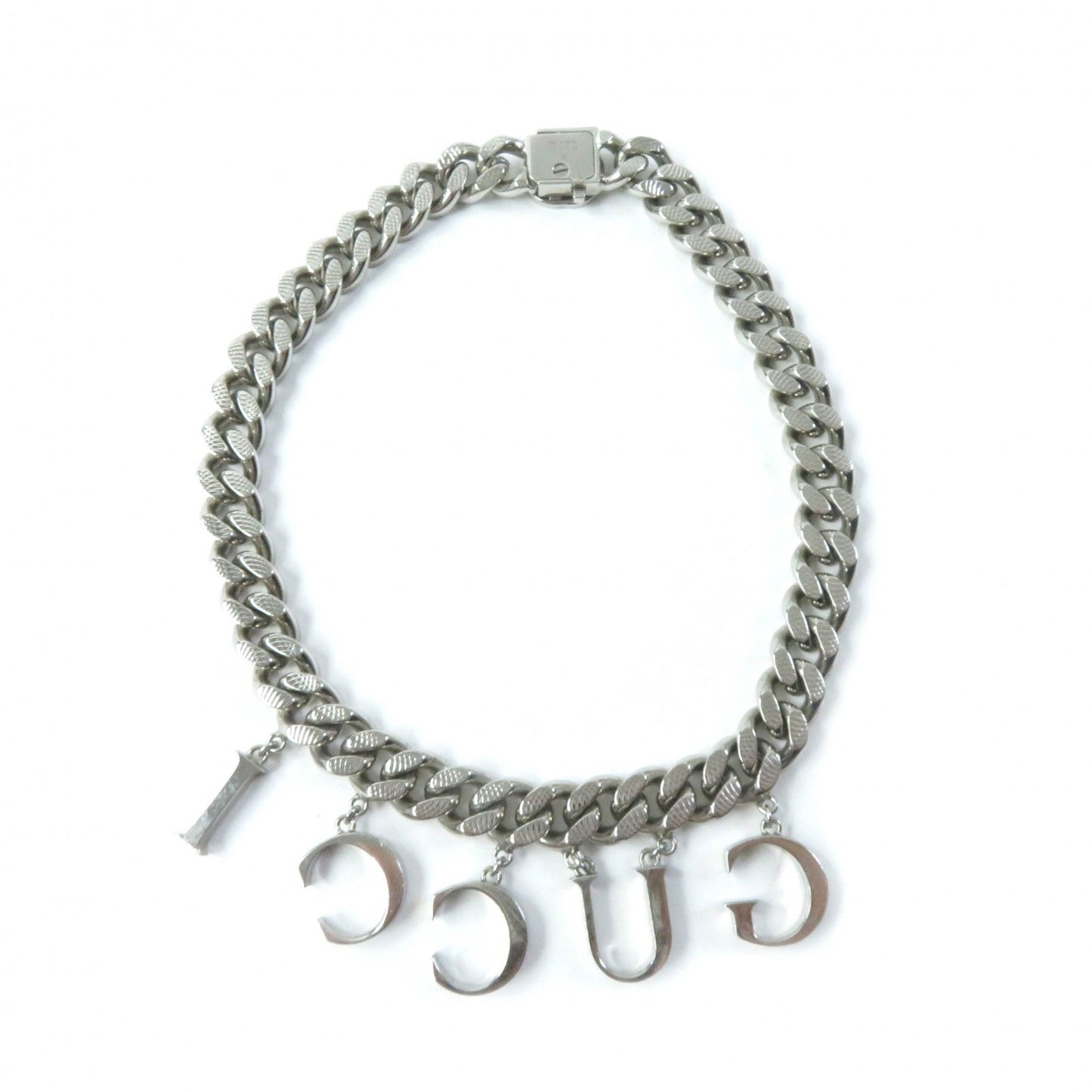 Luxury Gucci Trending 2025 Silver Interlocking Necklace 675769