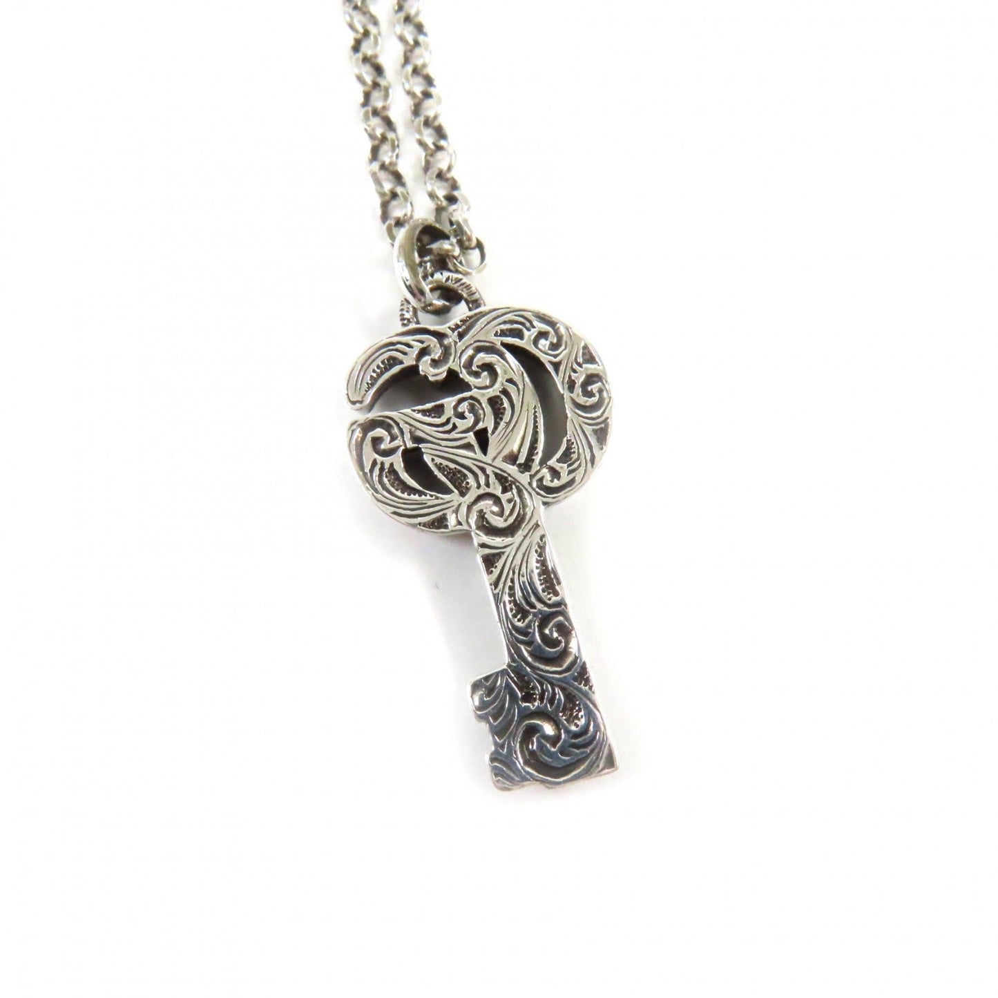 Luxury Gucci Trending 2025 AG925 Double G Key Necklace Silver