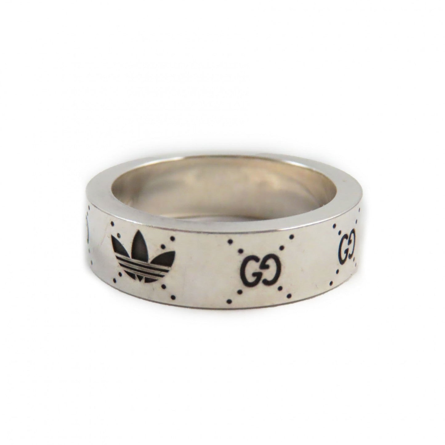 Luxury Gucci Trending 2025 Silver Ring Interlocking G Trefoil Logo