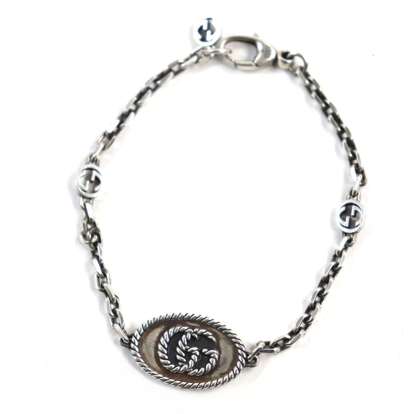 Luxury Gucci Trending 2025 GG Marmont AG925 Silver Bracelet
