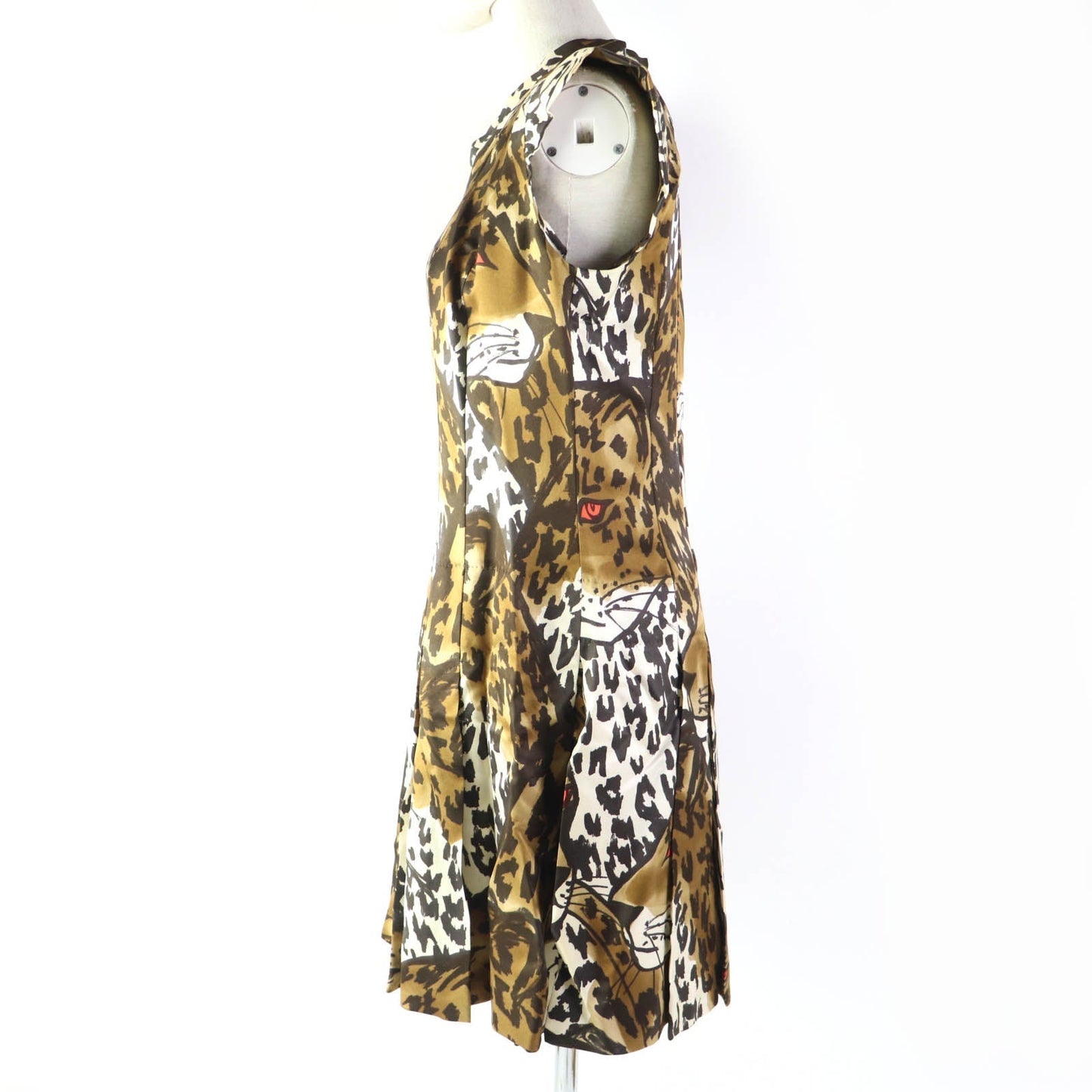 LOUIS VUITTON one piece silk Brown 40