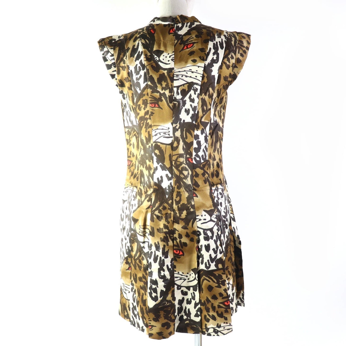 LOUIS VUITTON one piece silk Brown 40