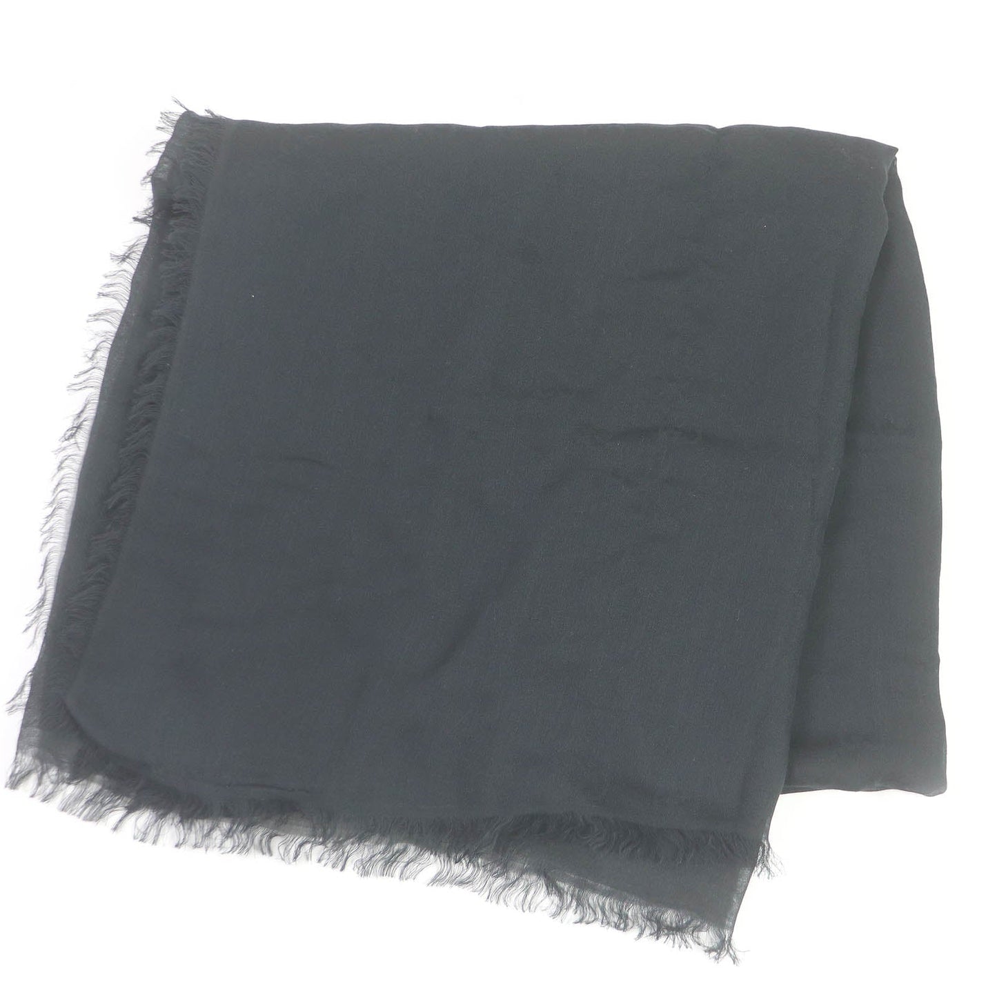 Luxury Gucci Trending 2025 GG Print Fringe Large Shawl Black