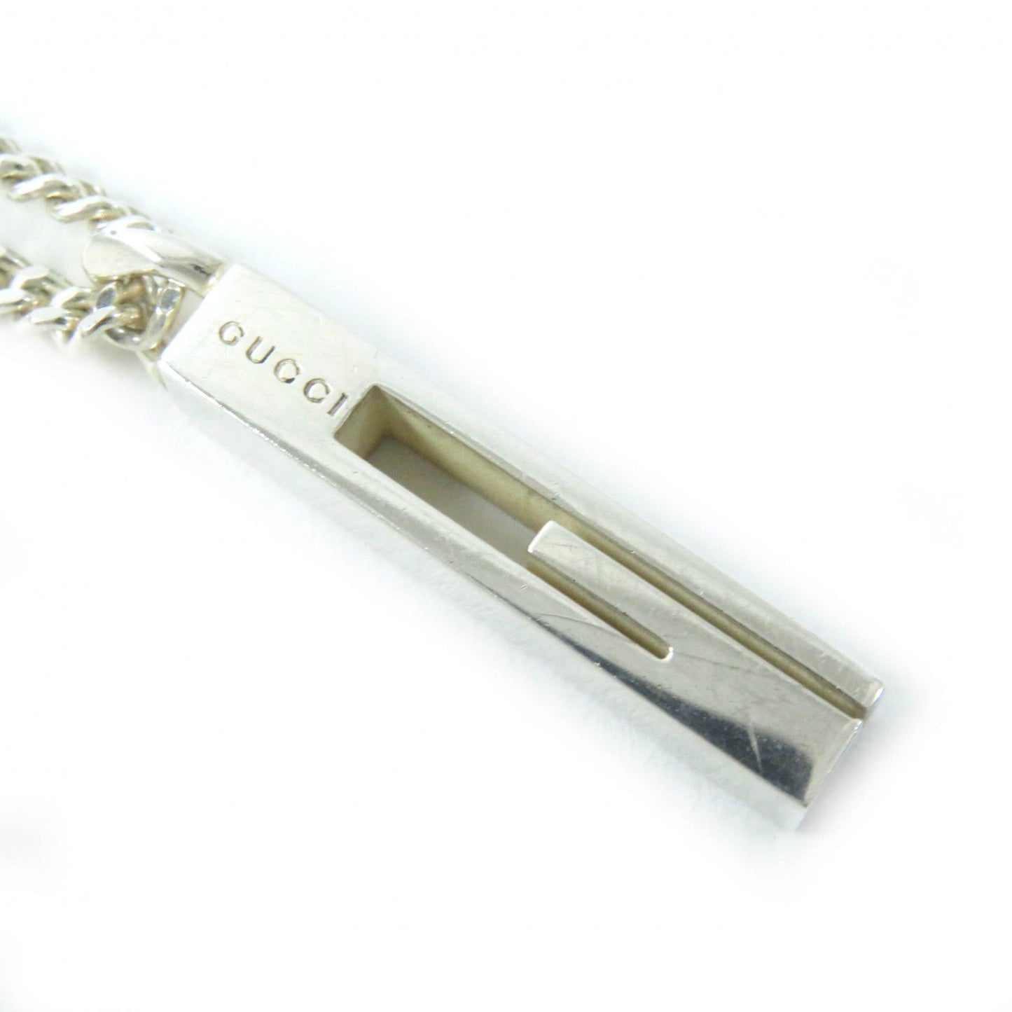 Luxury Gucci Trending 2025 Silver Cutout G Chain Necklace