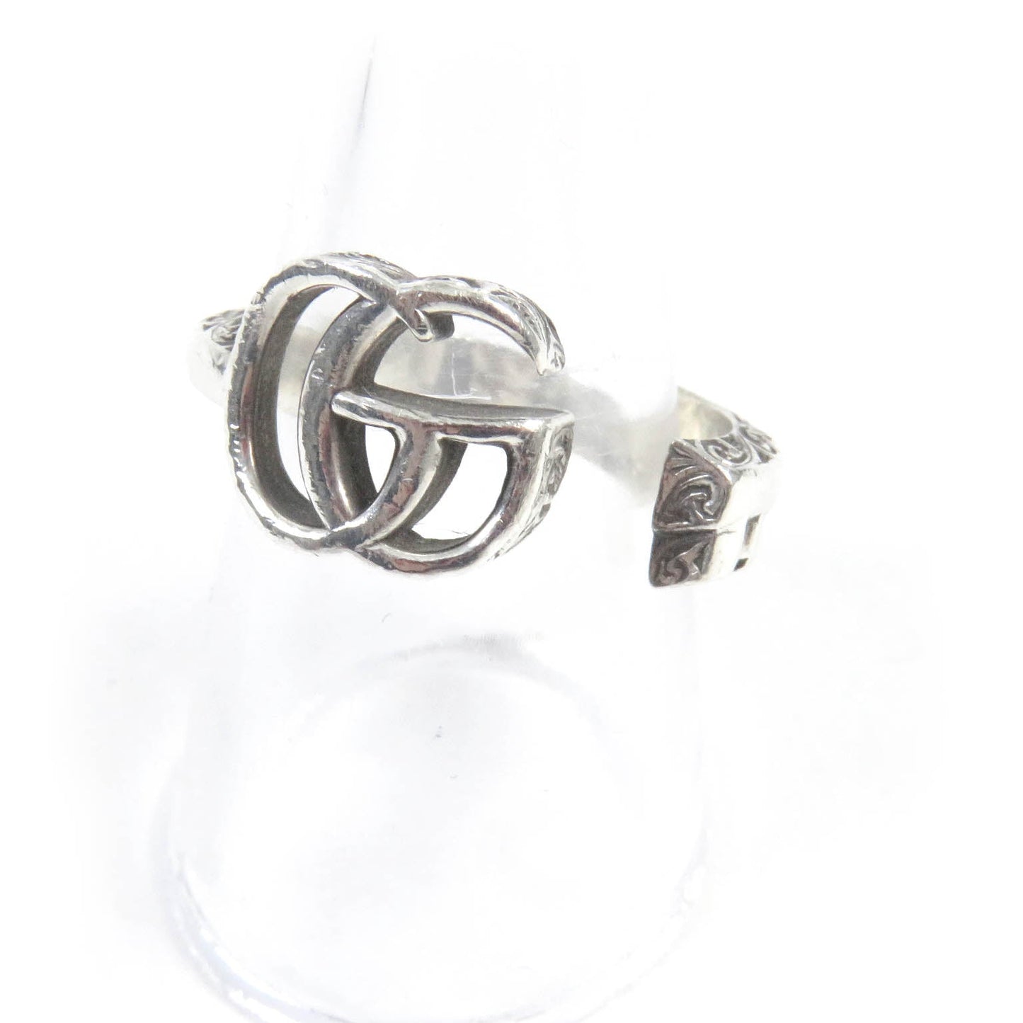 Luxury Gucci Trending 2025 AG925 Double G Arabesque Ring