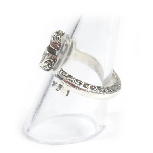 Luxury Gucci Trending 2025 AG925 Double G Arabesque Ring