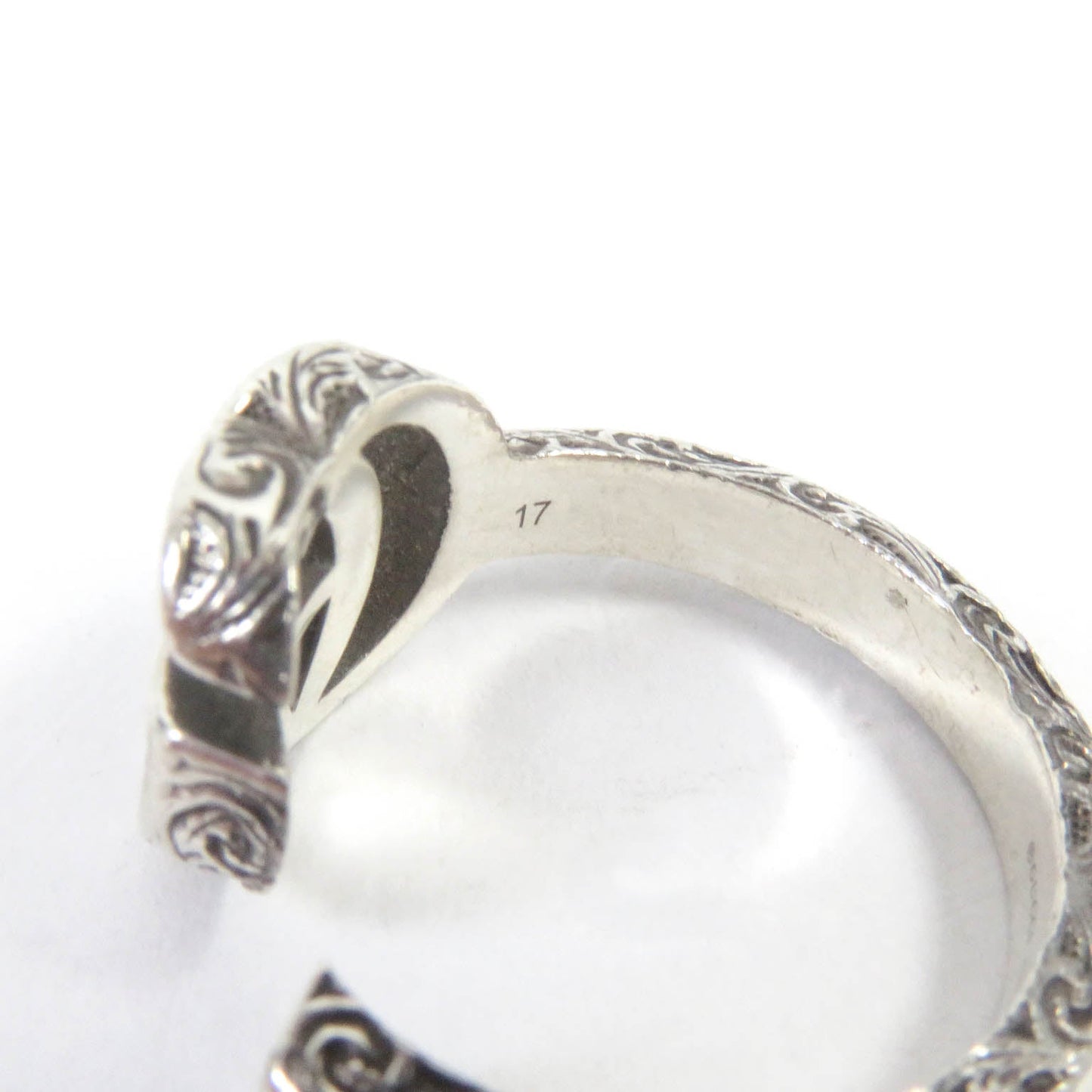 Luxury Gucci Trending 2025 AG925 Double G Arabesque Ring