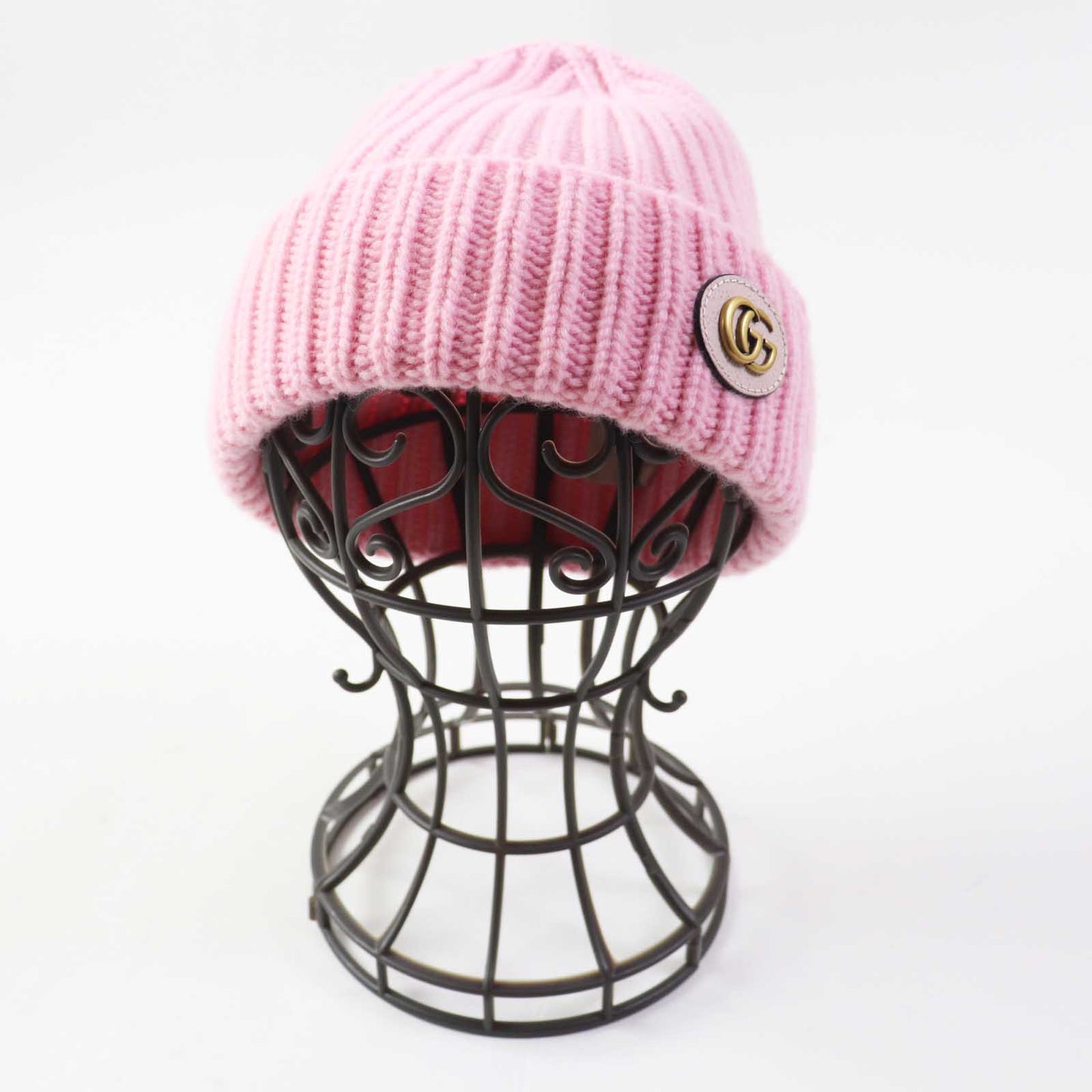 Luxury Gucci Trending 2025 Wool Cashmere Leather Knit Hat Women