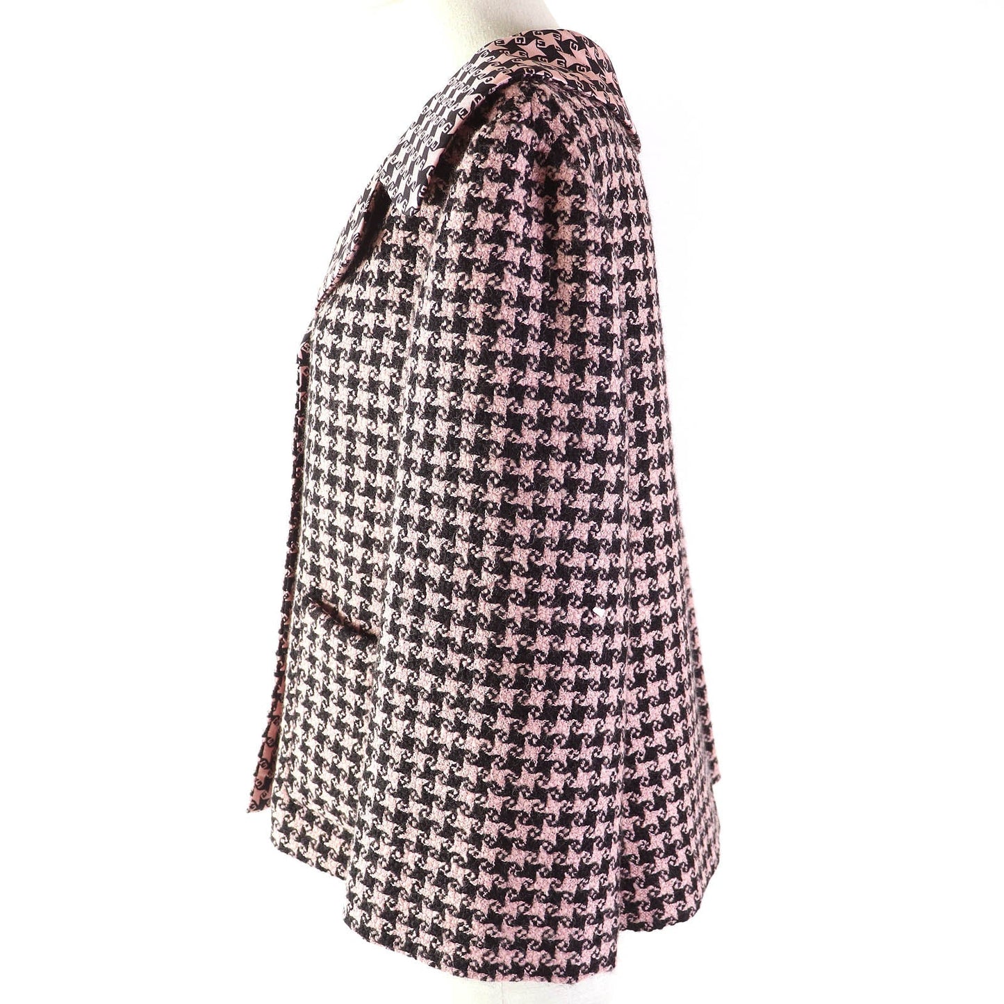 Luxury Gucci Trending 2025 Wool Nylon Silk Jacket 36 Women