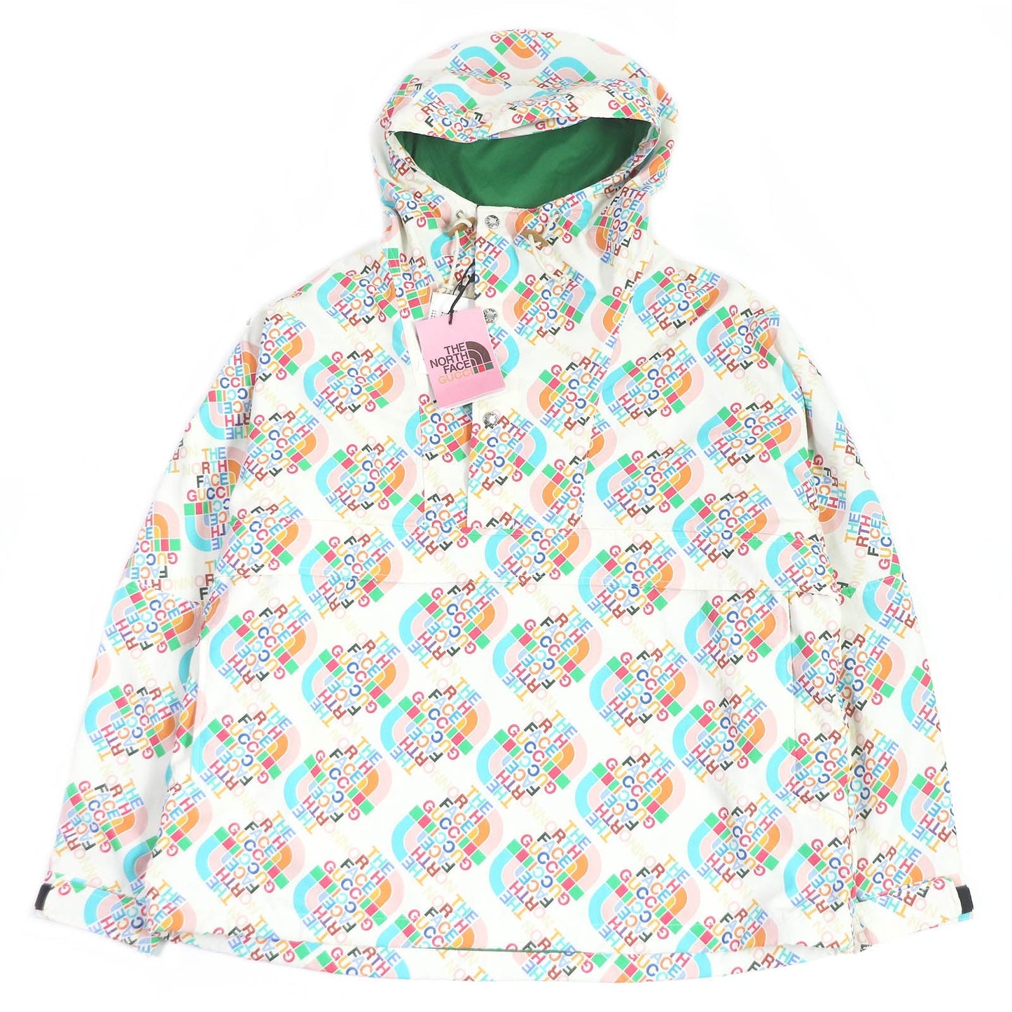 Luxury Gucci Trending 2025 The North Face Anorak Jacket Ivory M