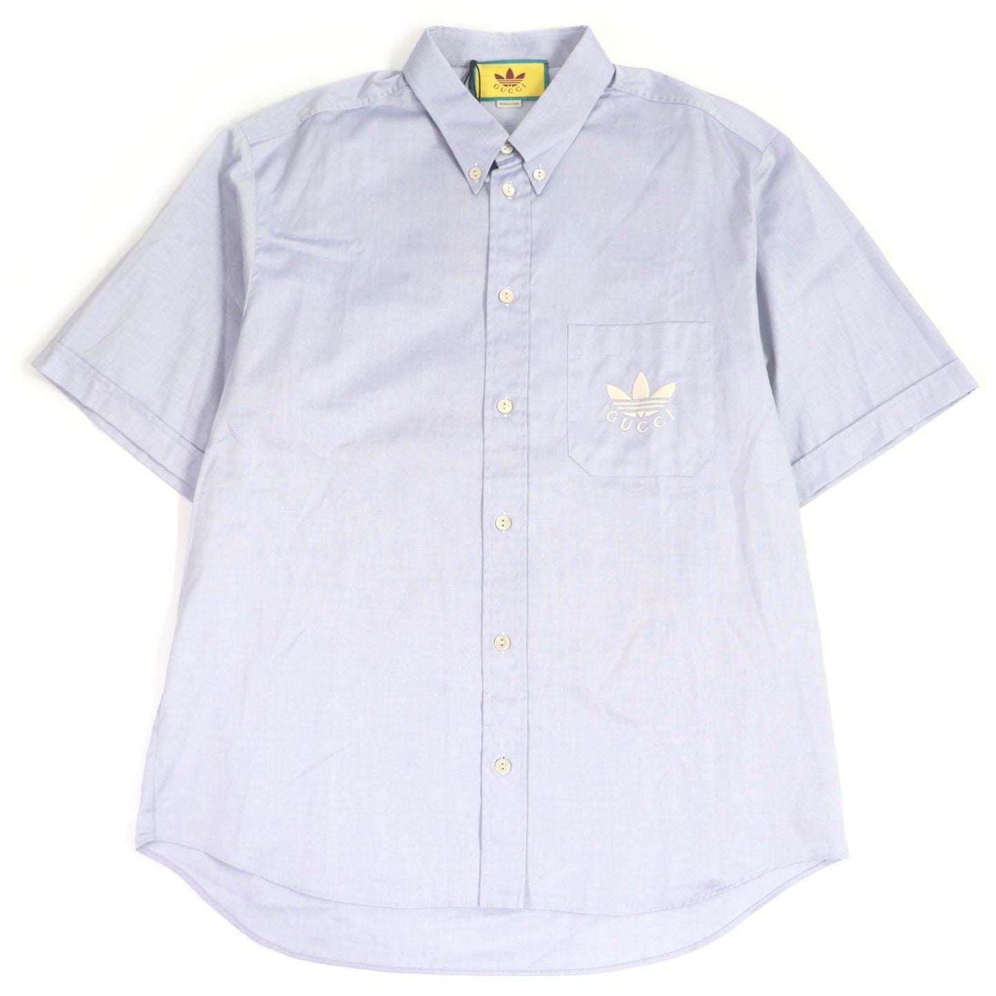 Luxury Gucci Trending 2025 adidas Embroidered Logo Oxford Shirt