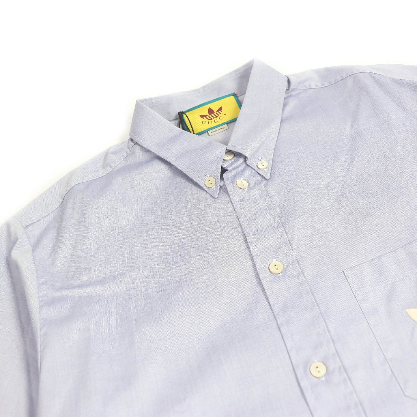 Luxury Gucci Trending 2025 adidas Embroidered Logo Oxford Shirt