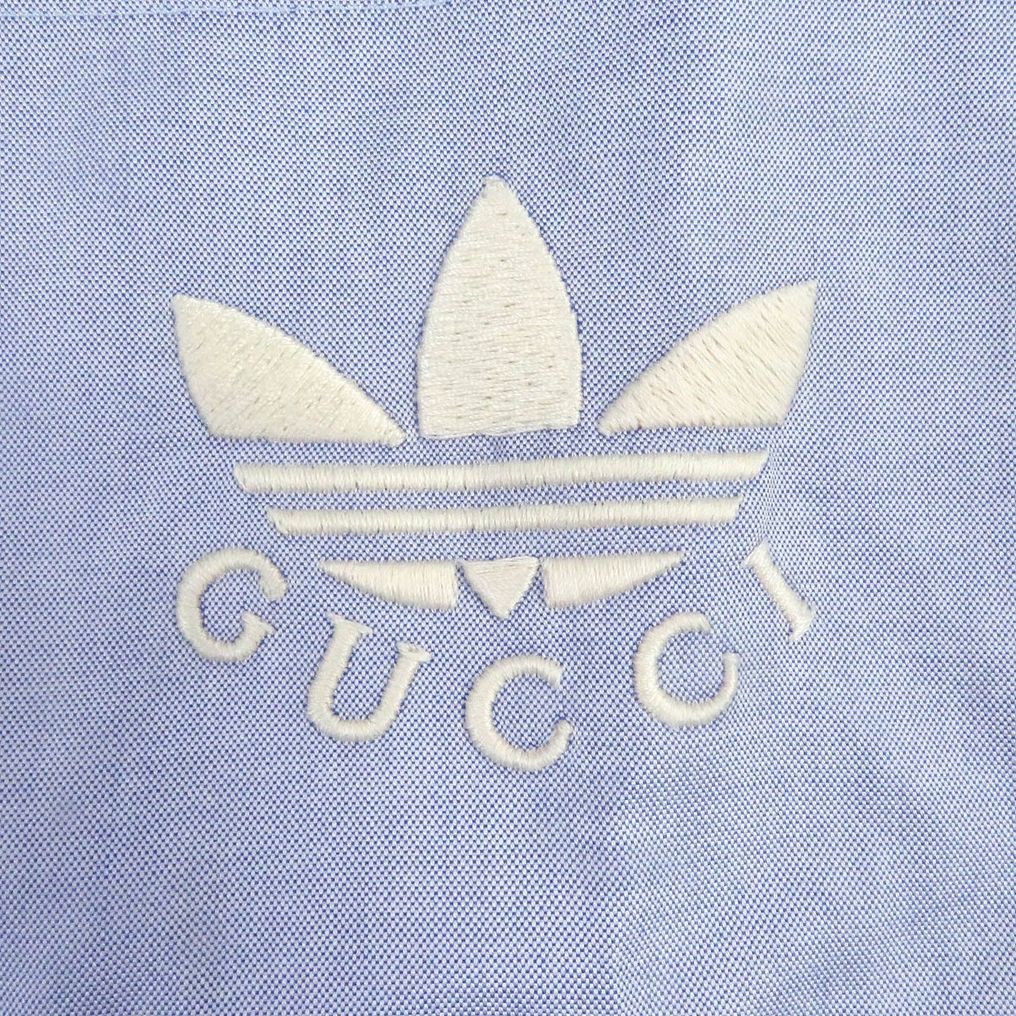Luxury Gucci Trending 2025 adidas Embroidered Logo Oxford Shirt