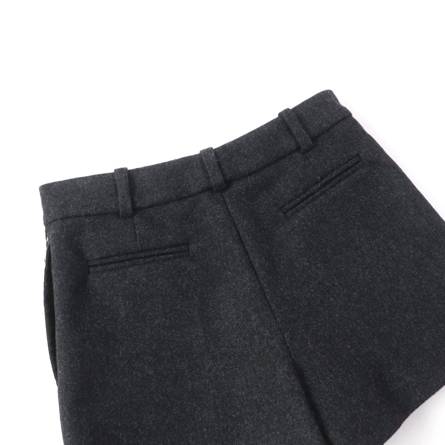 LOUIS VUITTON Shorts wool Black Grey 34