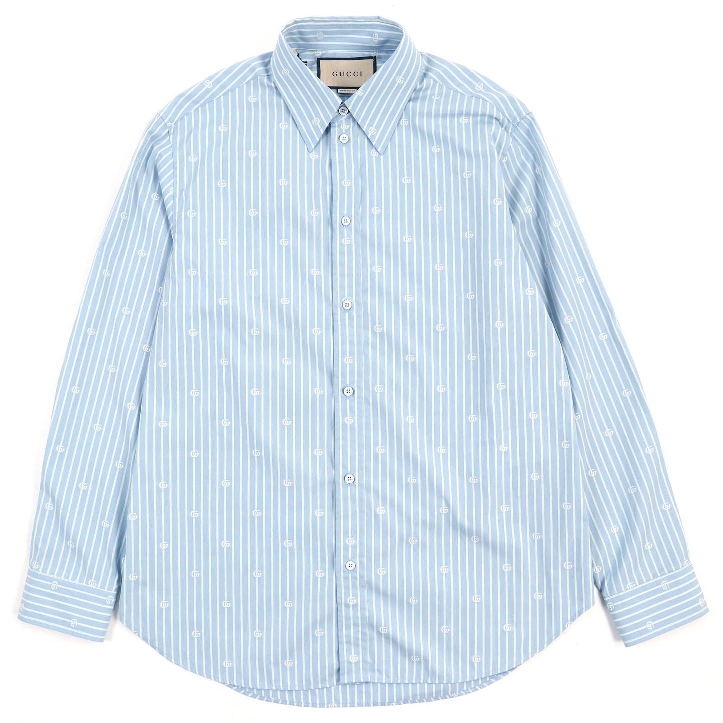 Luxury Gucci Trending 2025 GG Striped Cotton Shirt 625888