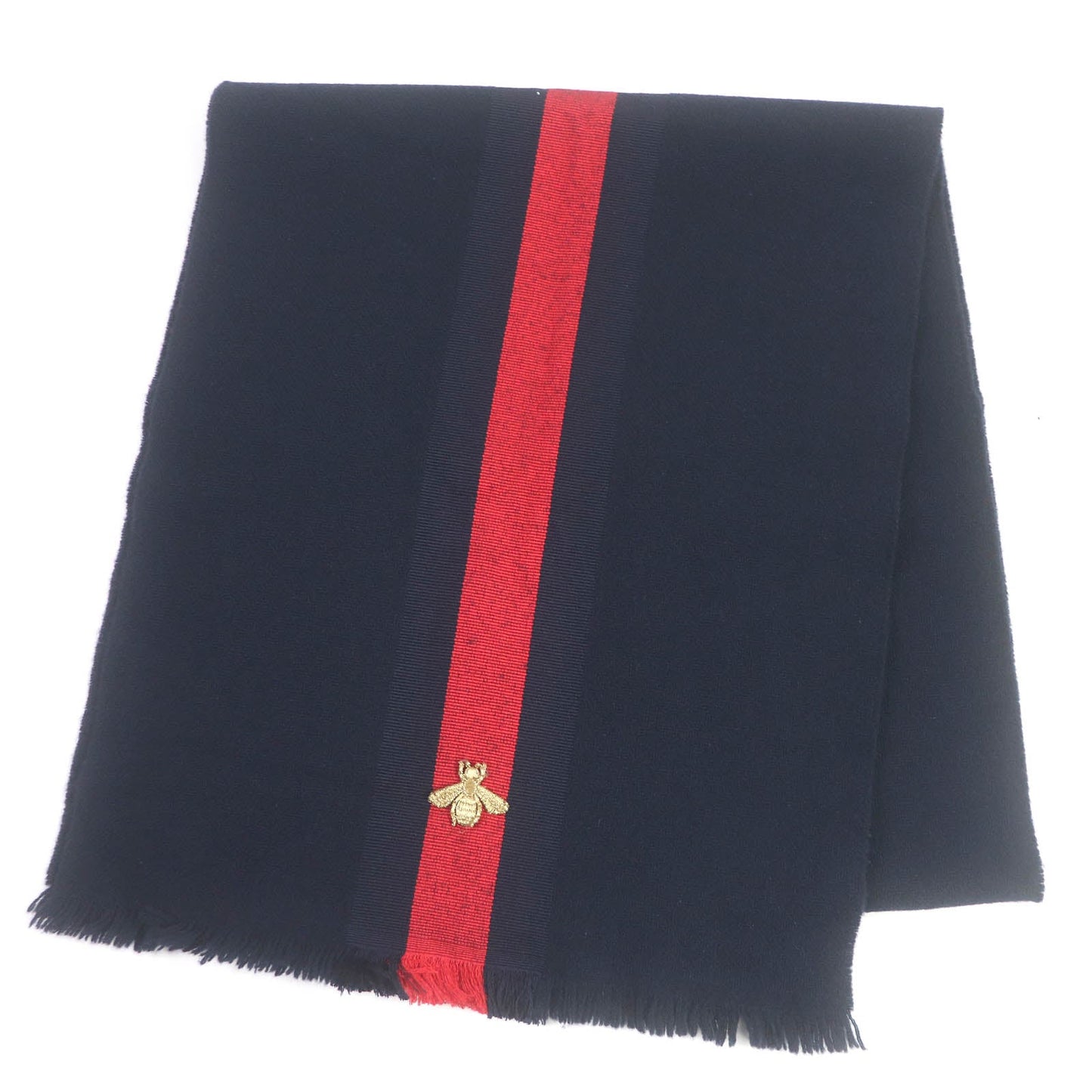 Luxury Gucci Trending 2025 Wool Cashmere Silk Bee Embroidery Scarf