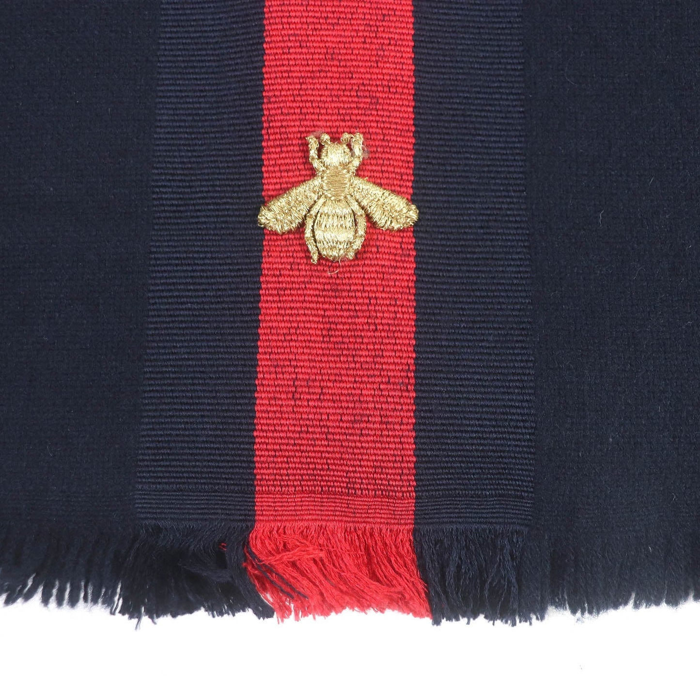 Luxury Gucci Trending 2025 Wool Cashmere Silk Bee Embroidery Scarf
