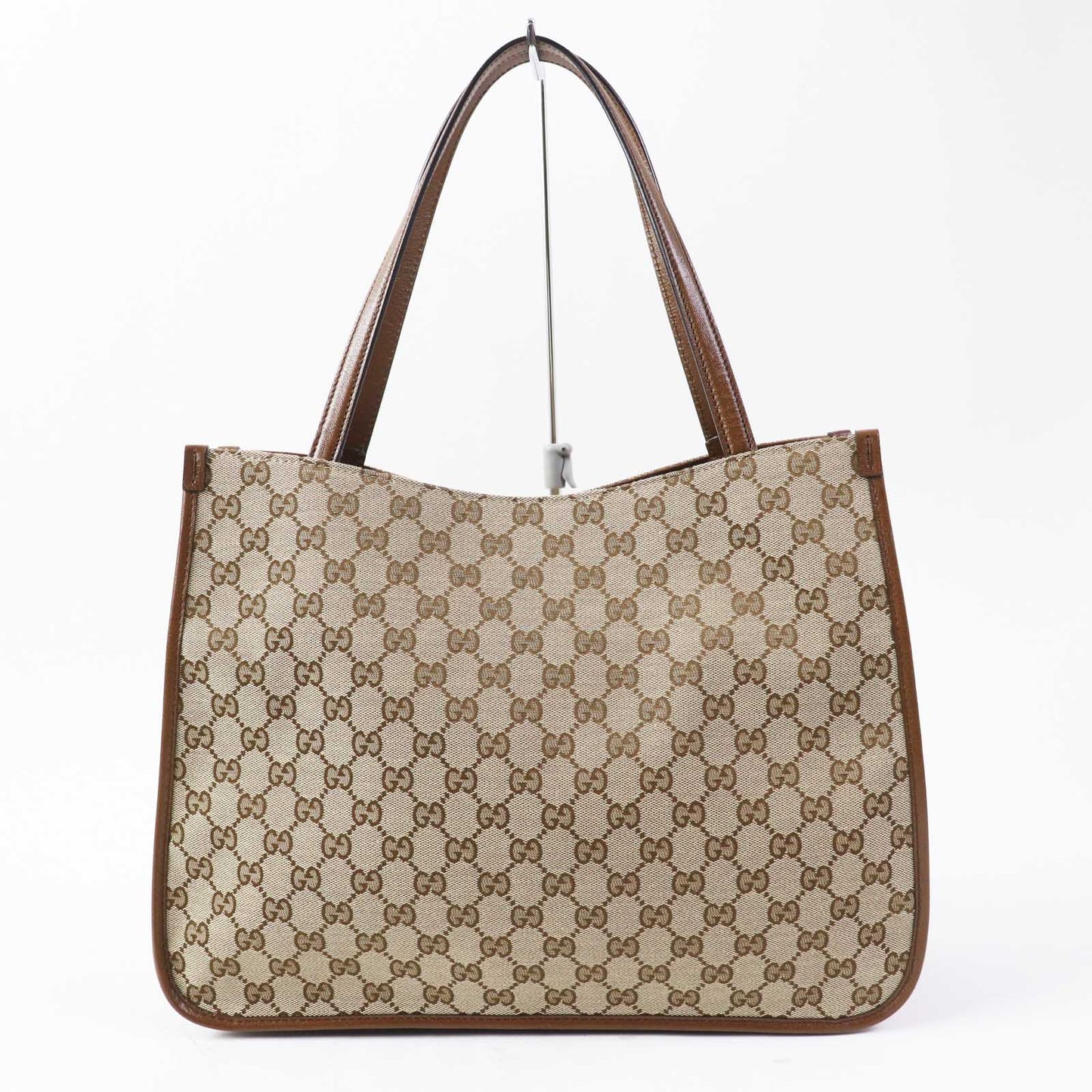 Luxury Gucci Trending 2025 GG Canvas Horsebit 1955 Leather Tote Bag