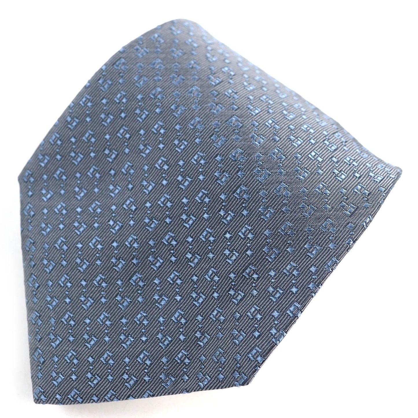 Luxury Gucci Trending 2025 Silk Regular Tie Gray Blue