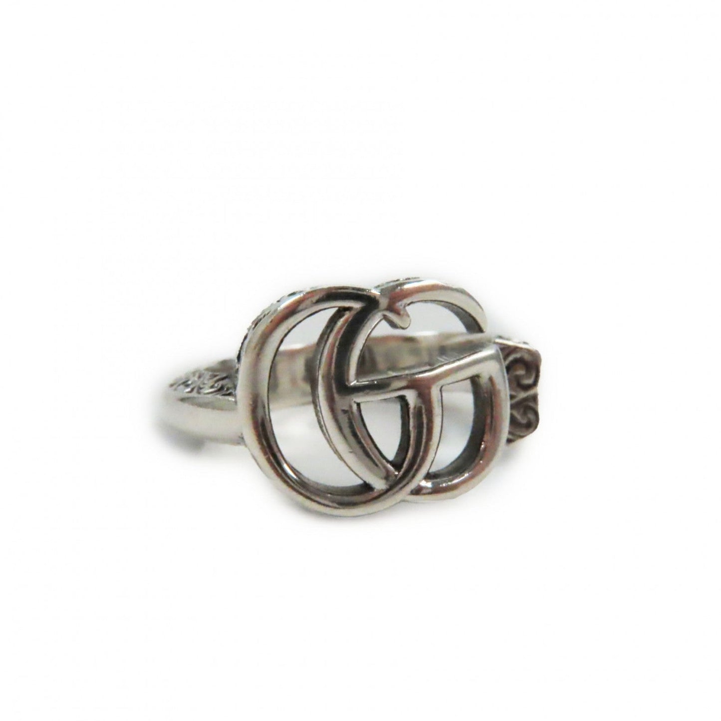 Luxury Gucci Trending 2025 Arabesque Double G Keyring Ring AG925