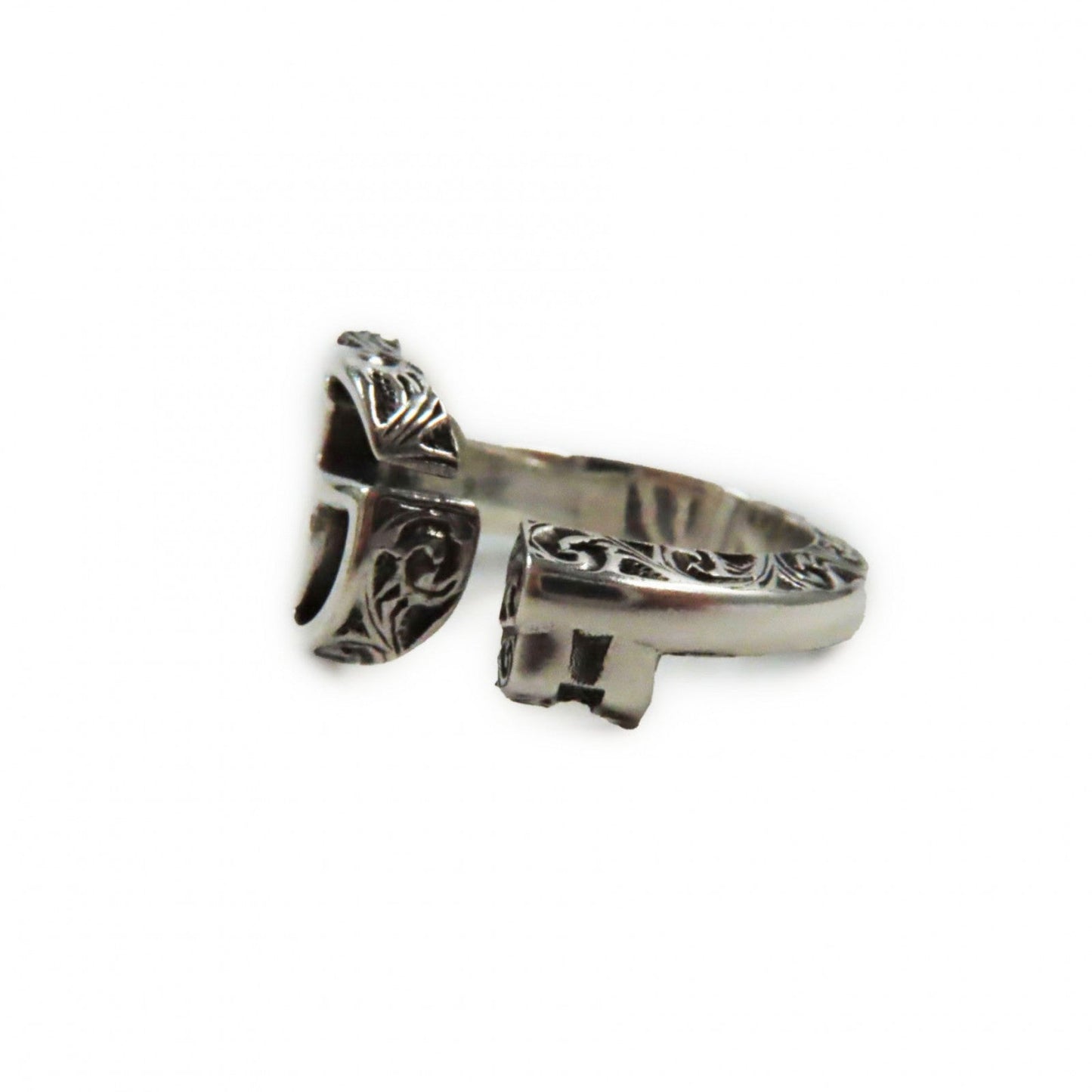 Luxury Gucci Trending 2025 Arabesque Double G Keyring Ring AG925