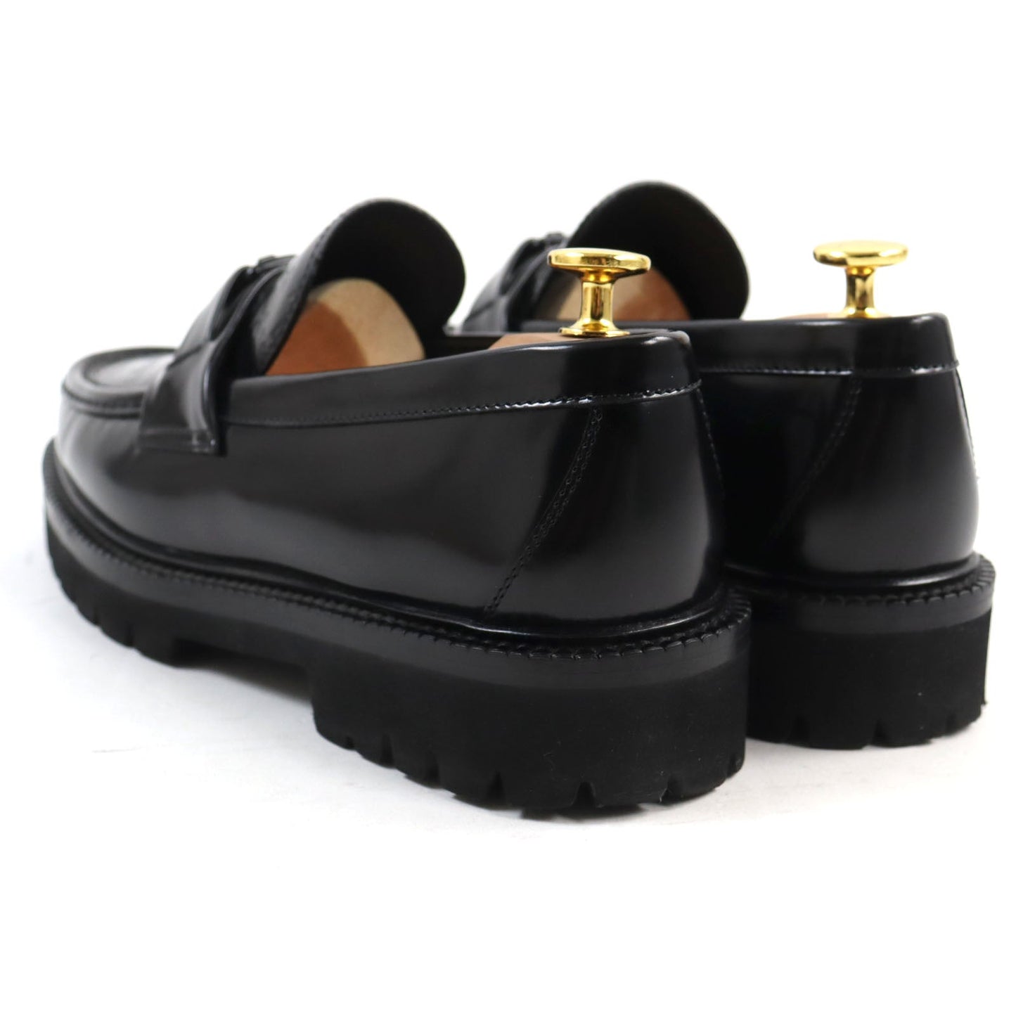 Louis Vuitton Leather Moccasins Black 6
