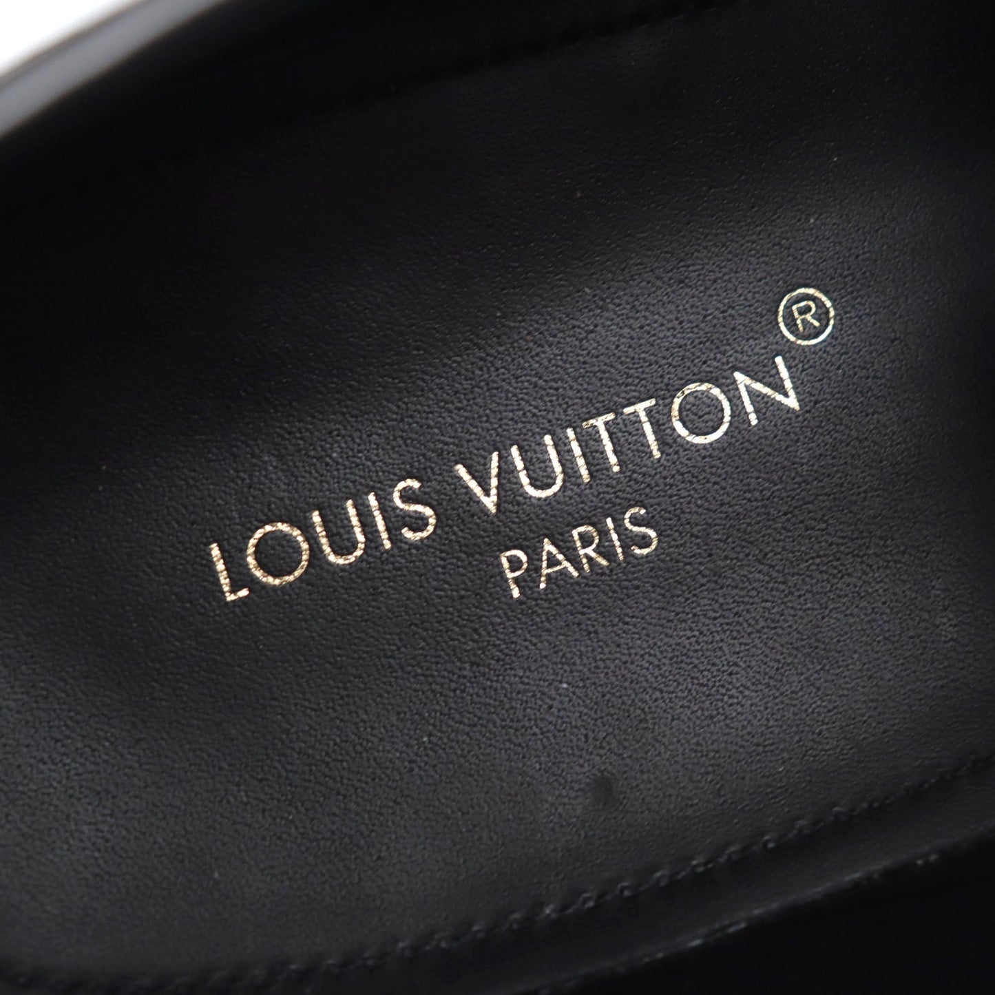 Louis Vuitton Leather Moccasins Black 6