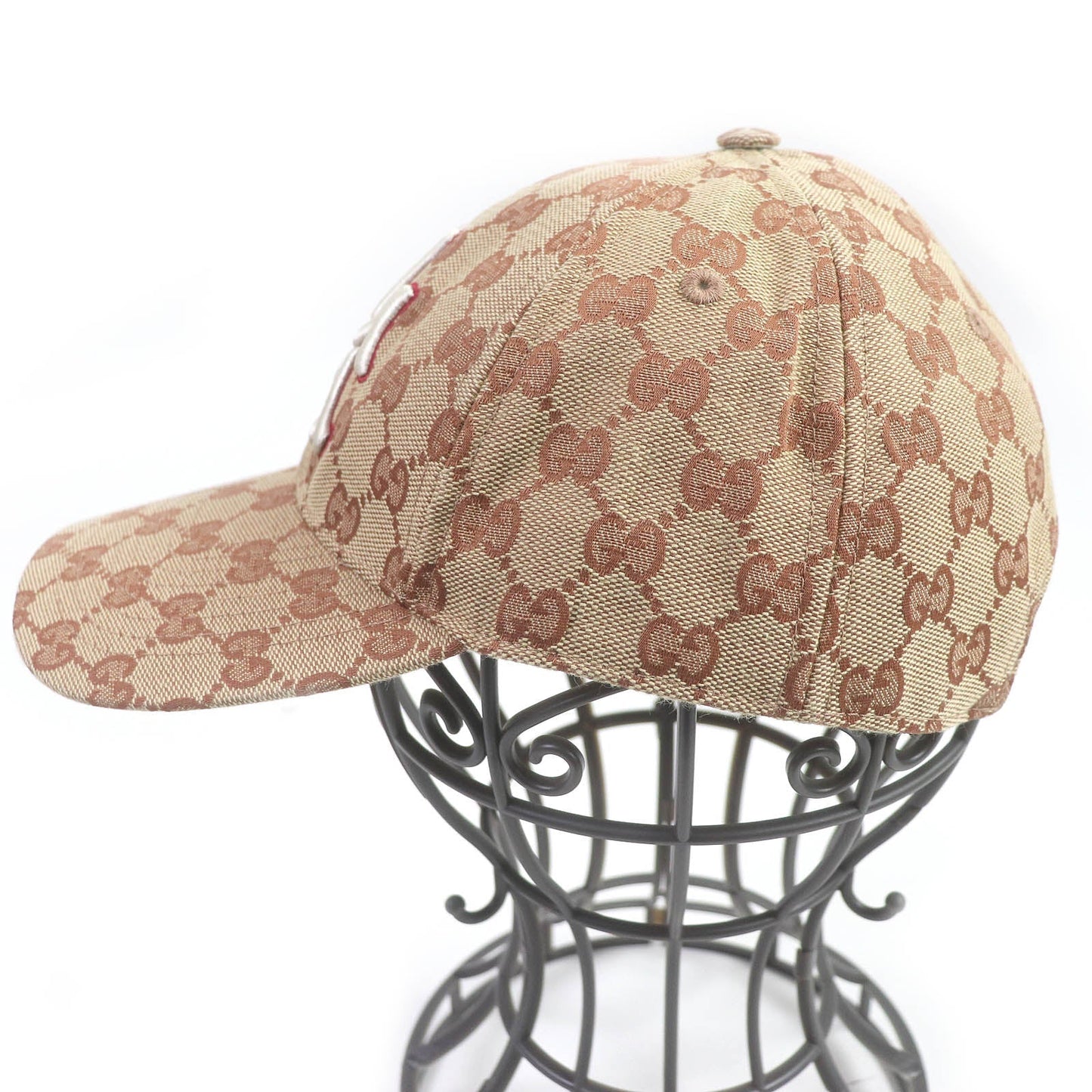 Luxury Gucci Trending 2025 MLB Dodgers GG Canvas Baseball Cap Beige