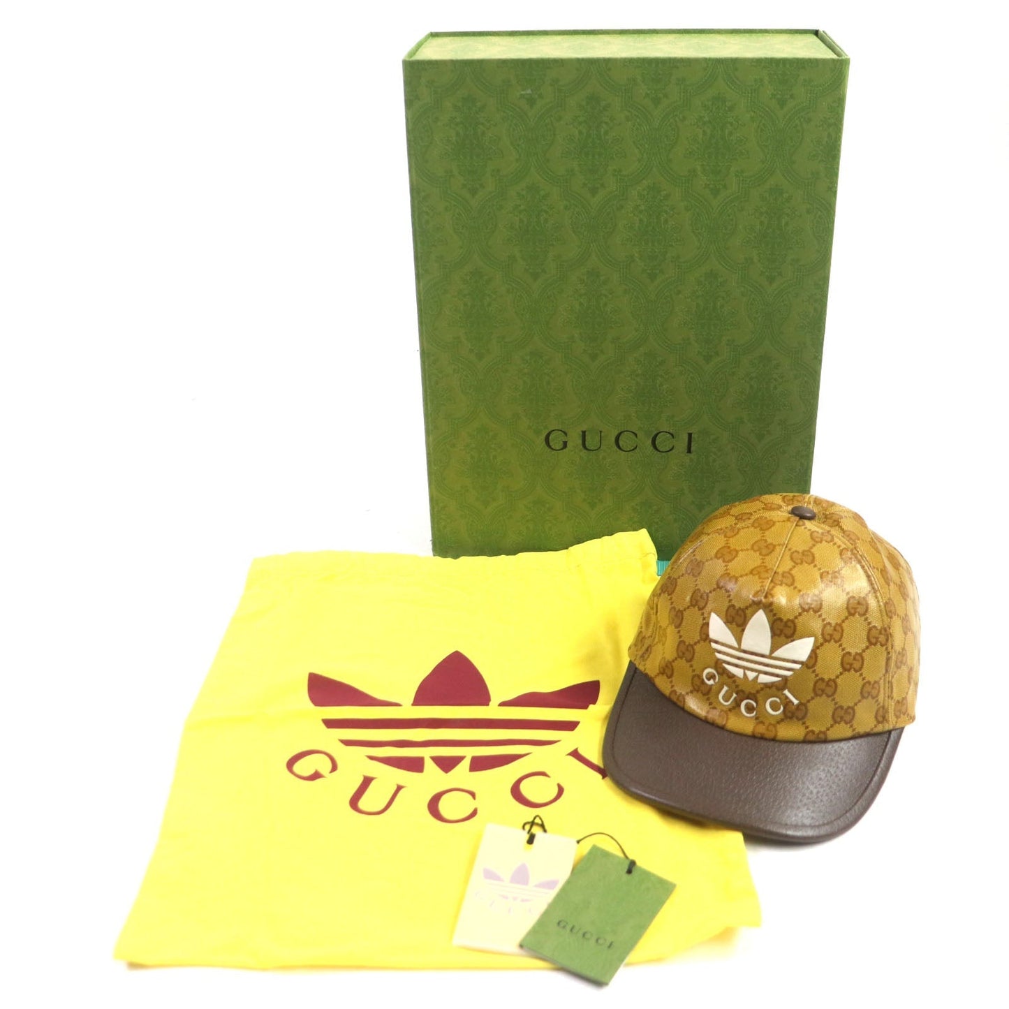 Luxury Gucci Trending 2025 GG Pattern Baseball Cap Brown XS