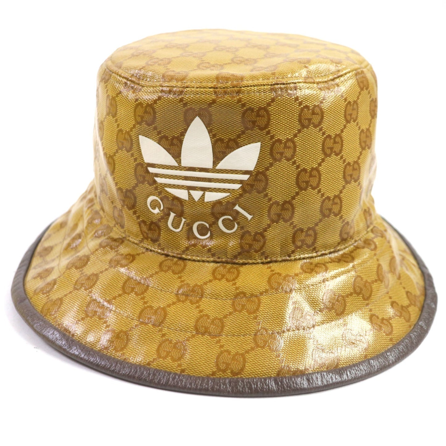 Luxury Gucci Trending 2025 GG Pattern Bucket Hat Brown S