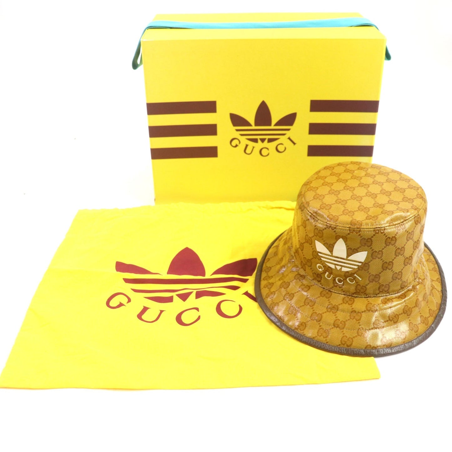 Luxury Gucci Trending 2025 GG Pattern Bucket Hat Brown S