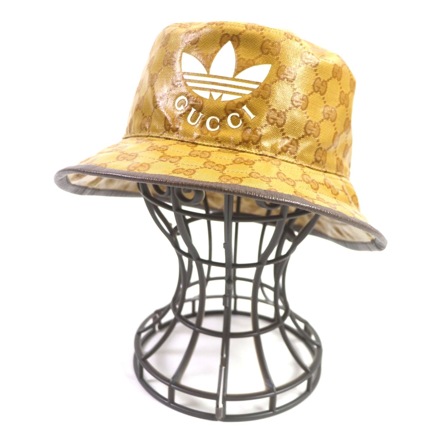 Luxury Gucci Trending 2025 GG Pattern Bucket Hat Brown S