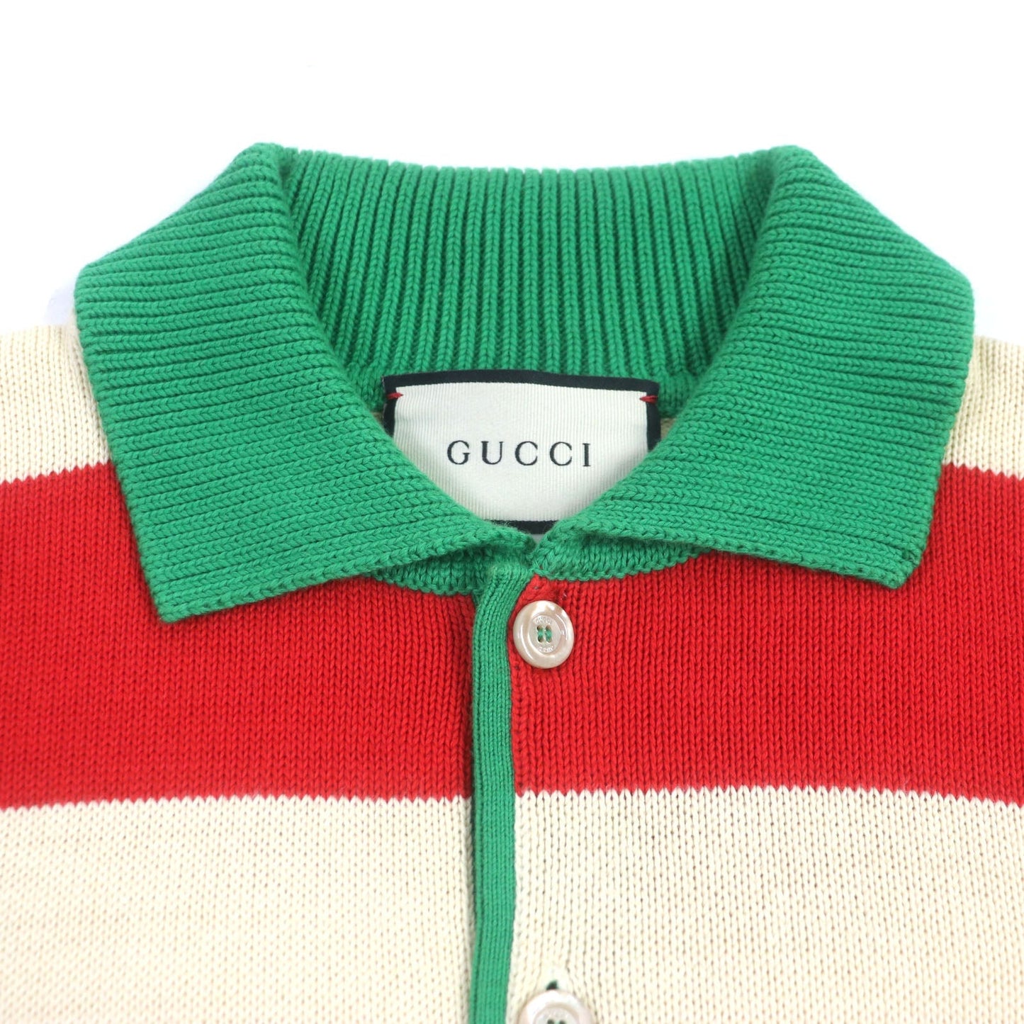 Luxury Gucci Trending 2025 Cotton Interlocking G Knit Polo Shirt XL