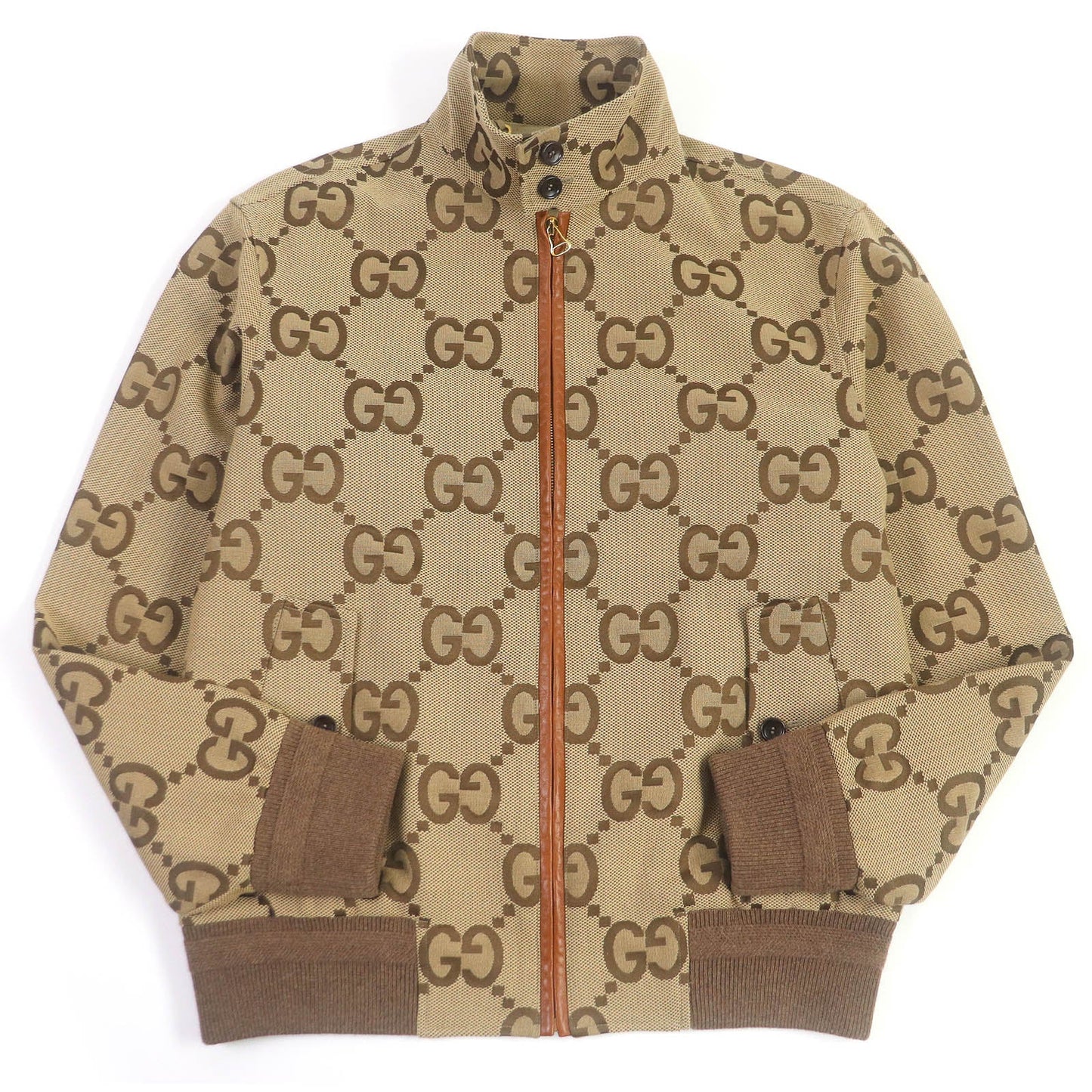 Luxury Gucci Trending 2025 Blouson 680812 Cotton Polyester Lamb Leather
